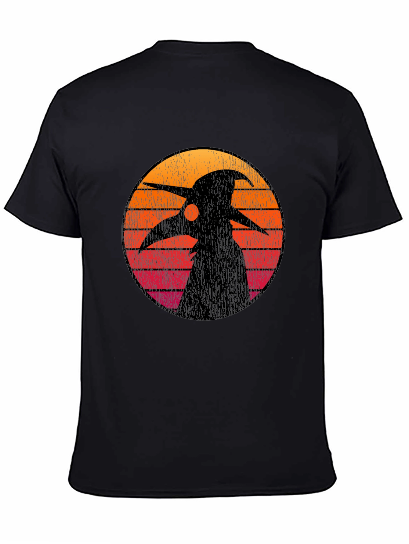 Plague Doctor Sunset Graphic Tee