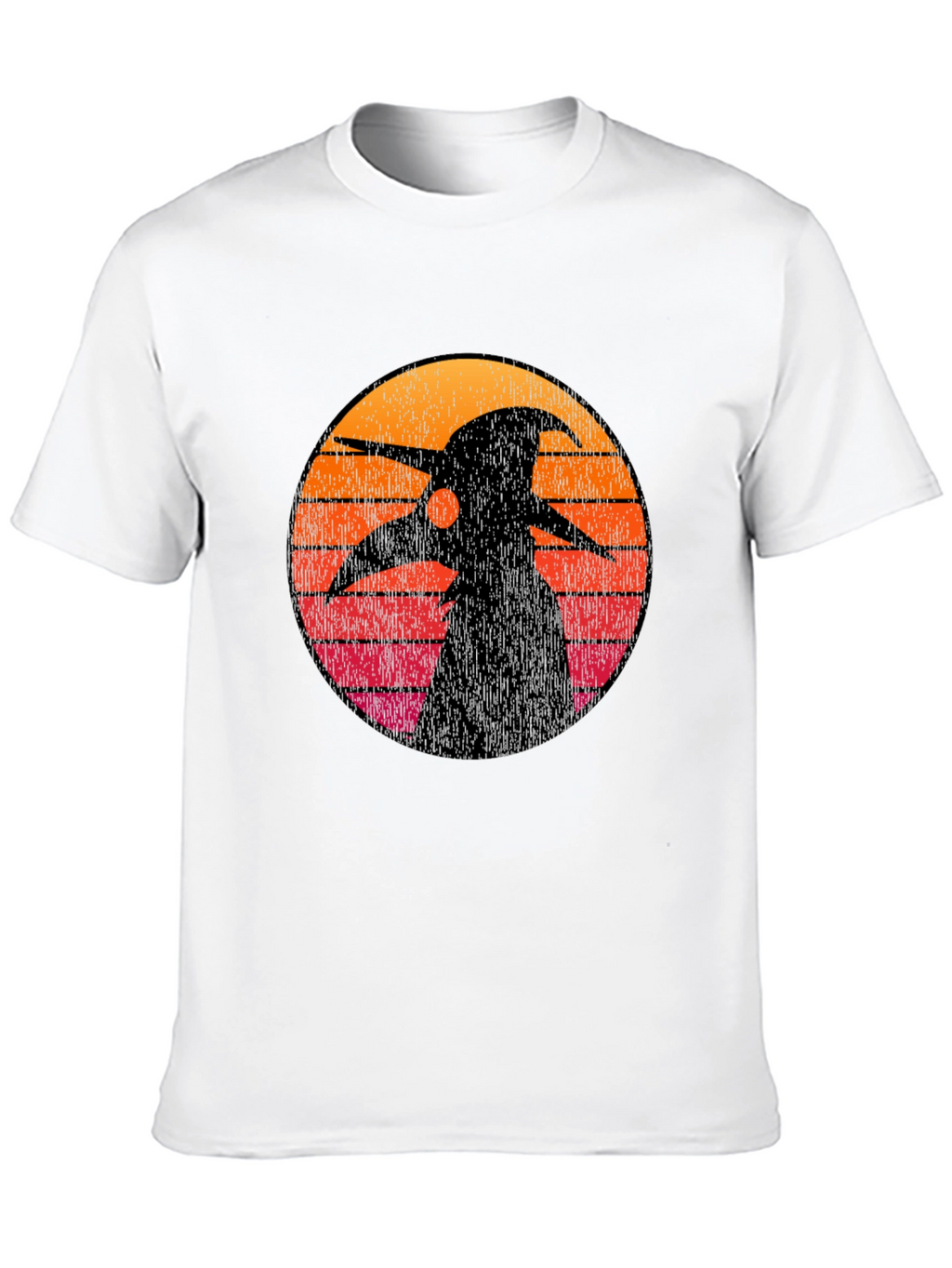 Plague Doctor Sunset Graphic Tee