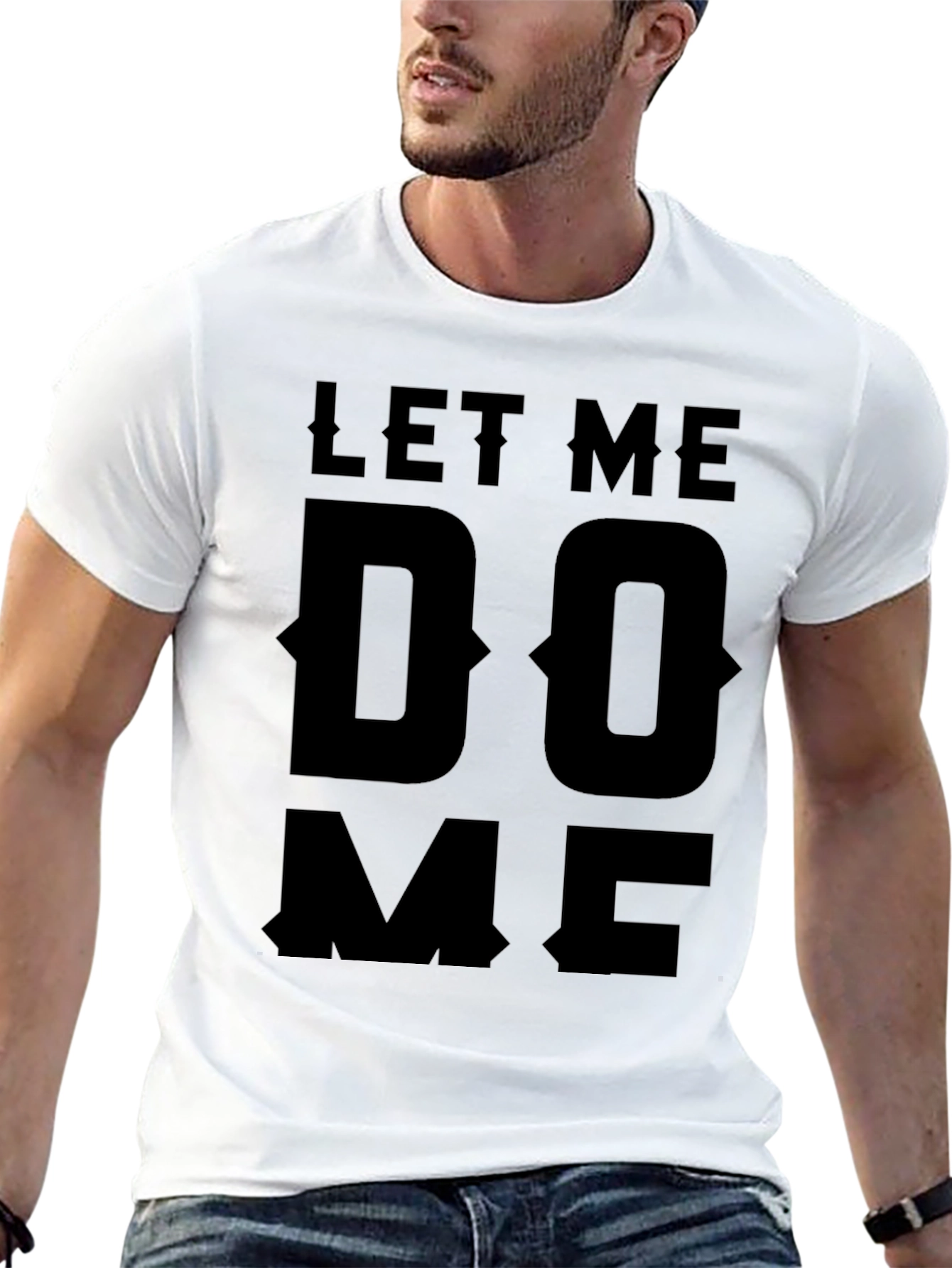 Let Me Do Me Black Graphic T-Shirt