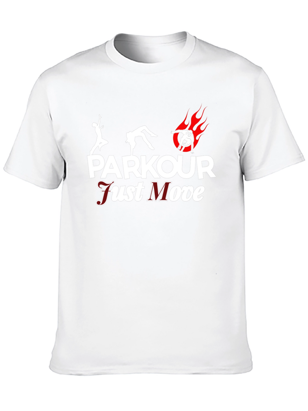 Parkour Just Move Black T-Shirt