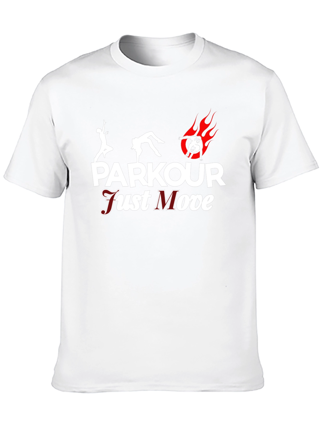 Parkour Just Move Black T-Shirt