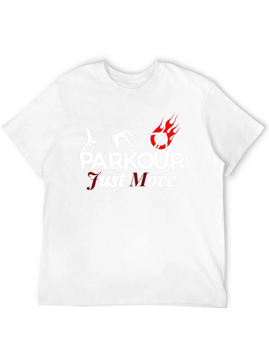 Parkour Just Move Black T-Shirt