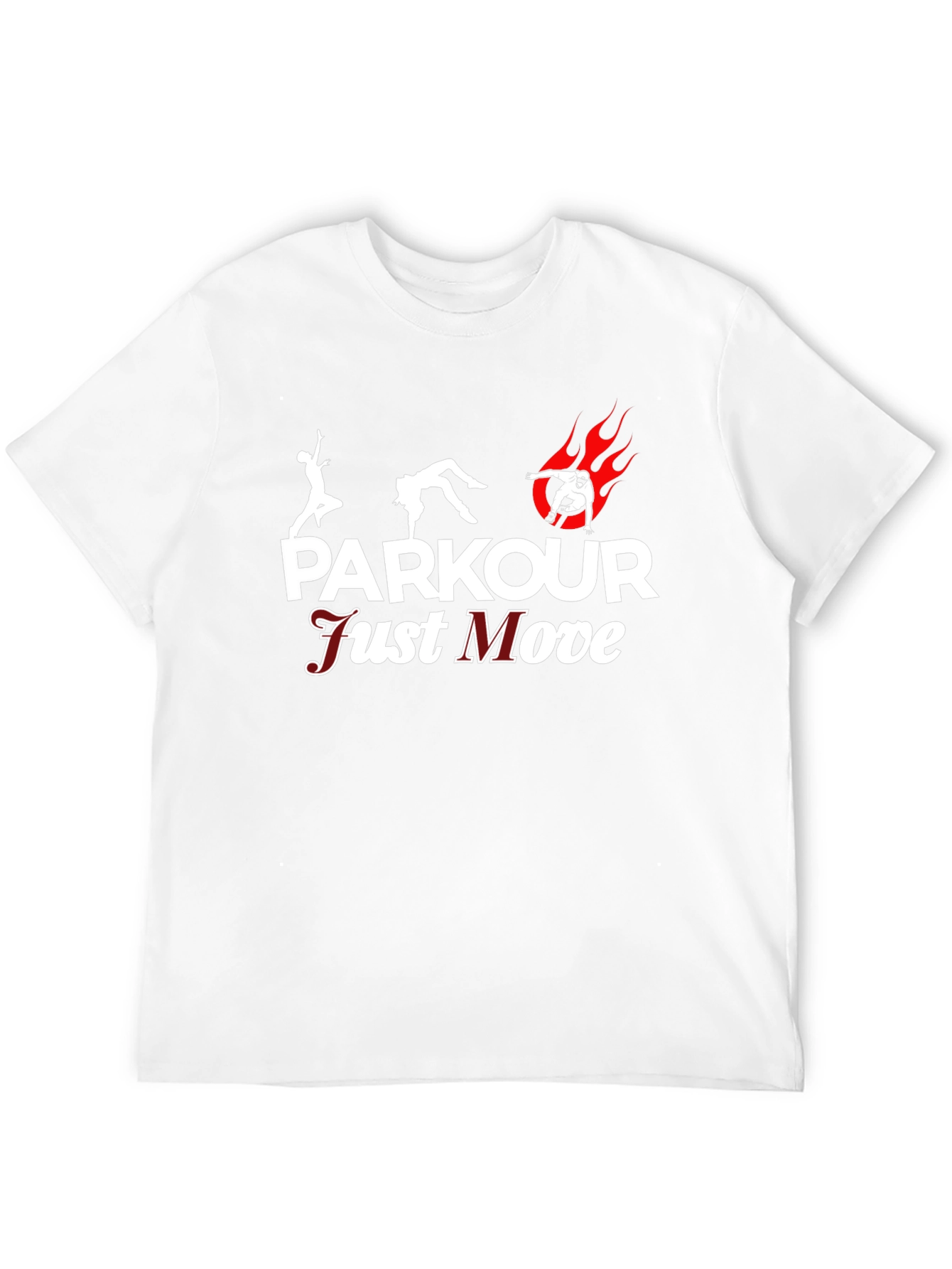 Parkour Just Move Black T-Shirt