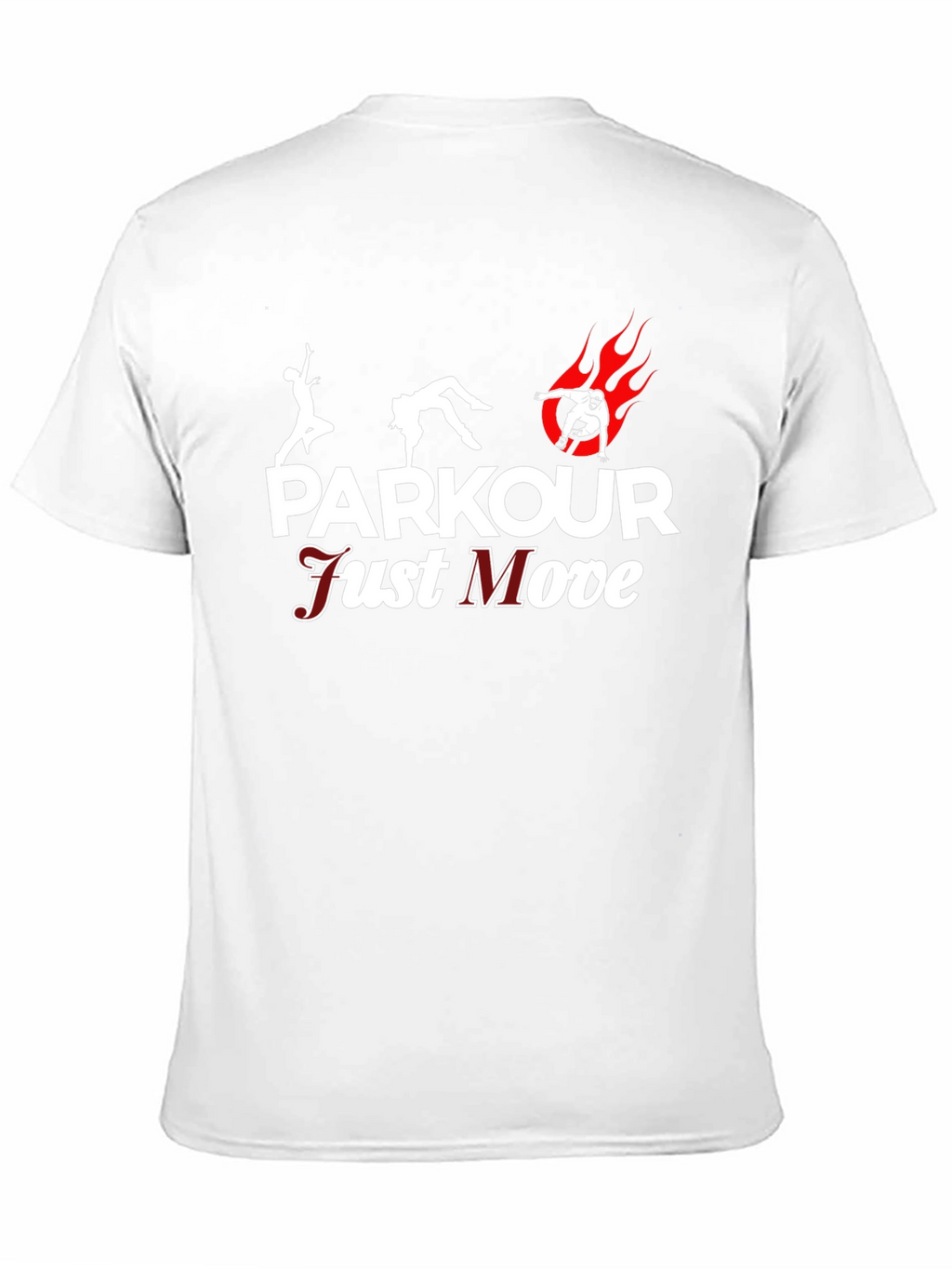 Parkour Just Move Black T-Shirt