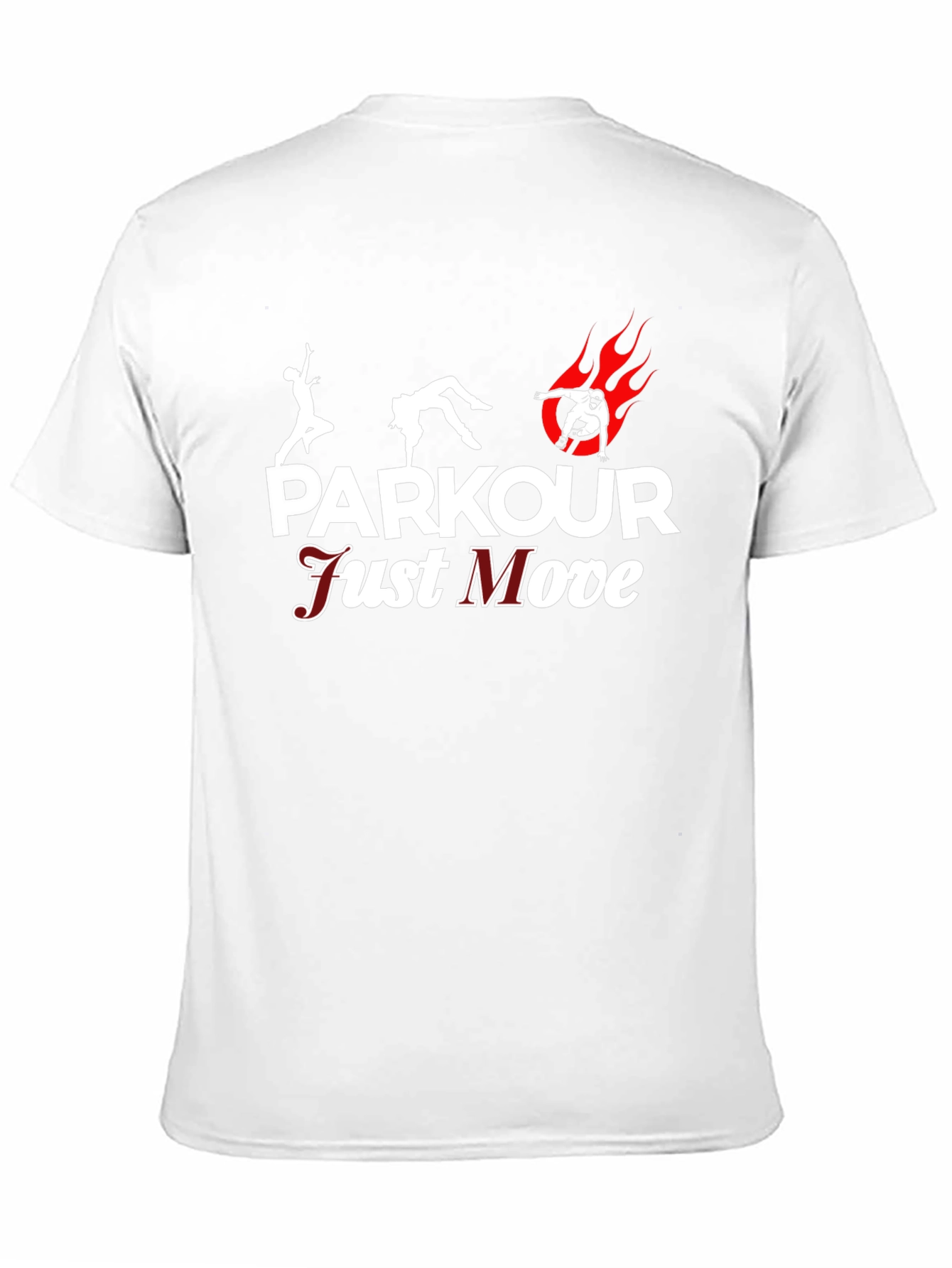 Parkour Just Move Black T-Shirt
