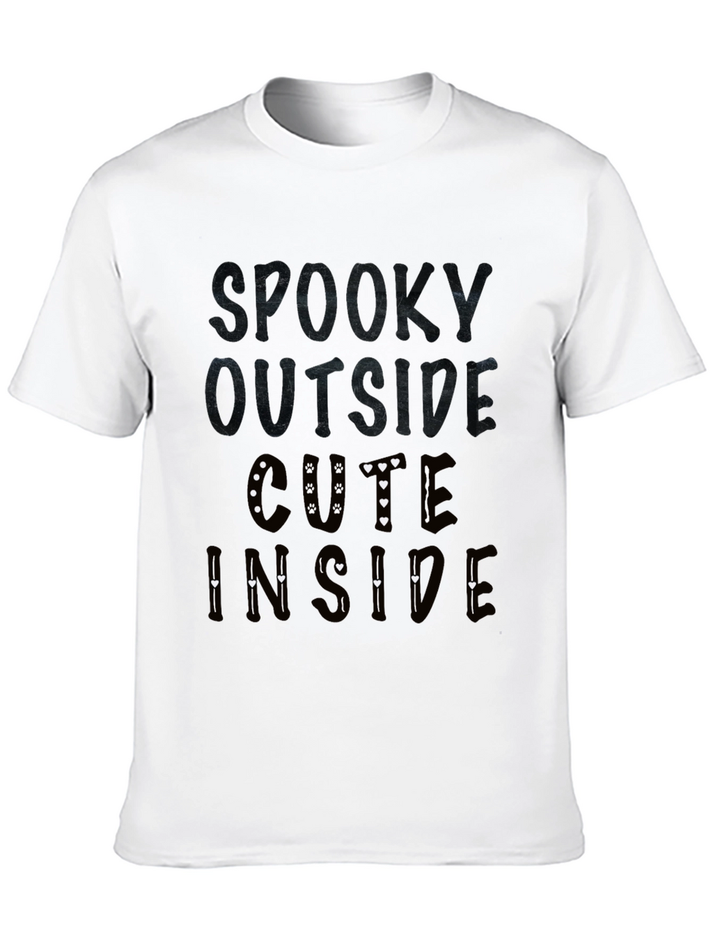 Spooky Outside Cute Inside Graphic T-Shirt