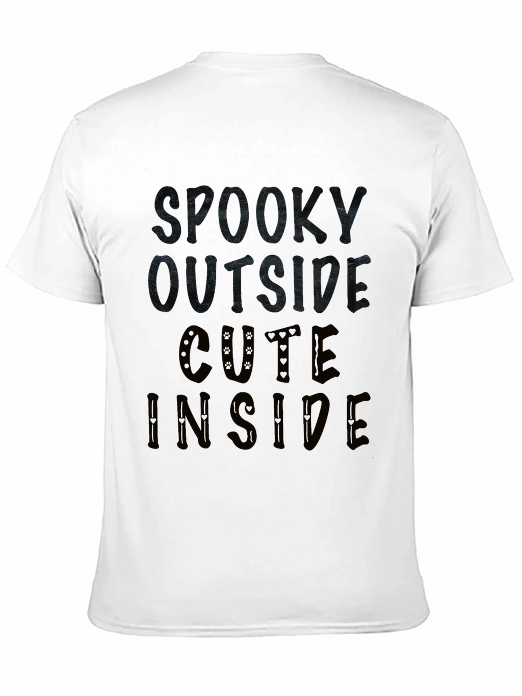 Spooky Outside Cute Inside Graphic T-Shirt