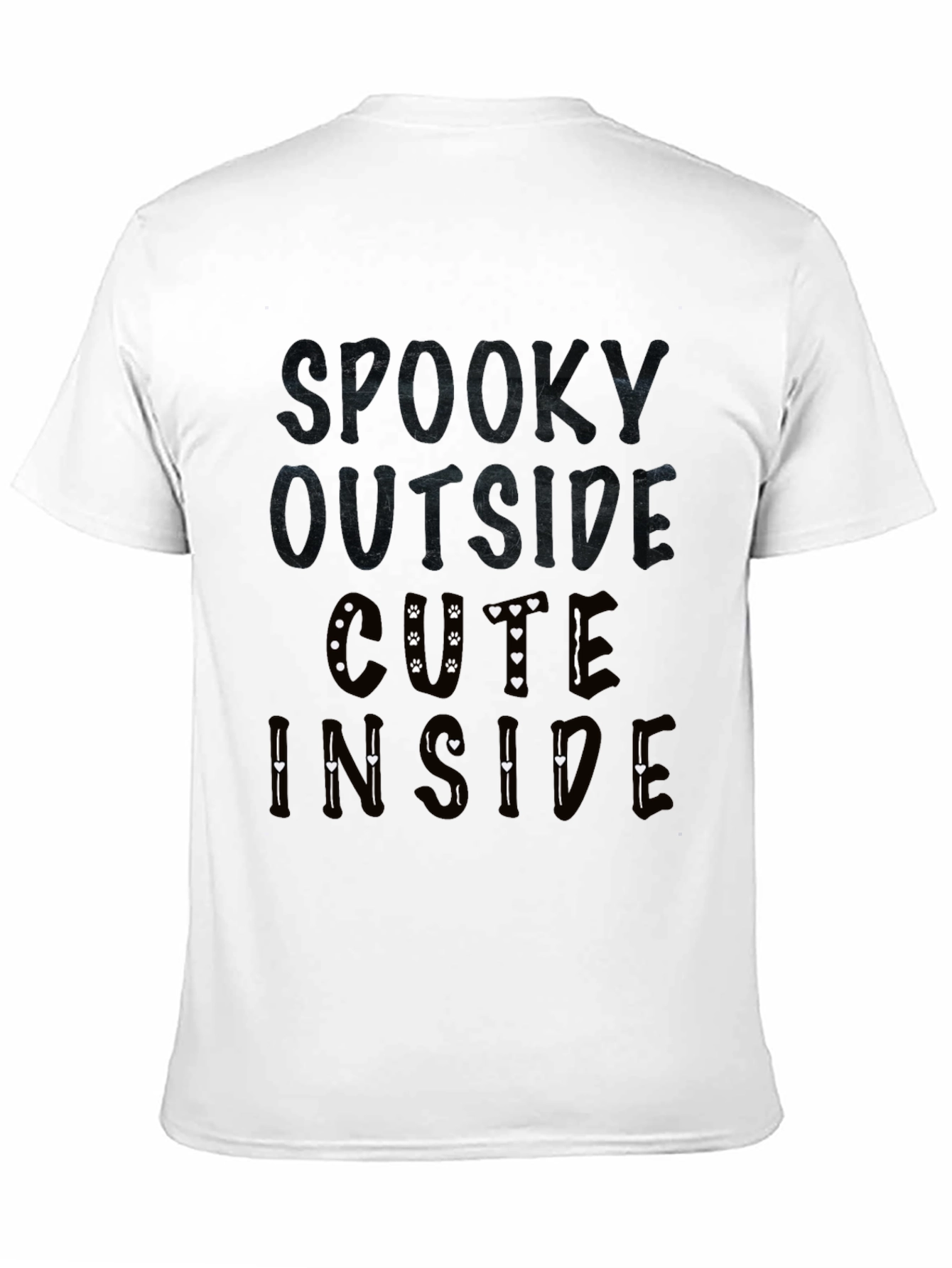 Spooky Outside Cute Inside Graphic T-Shirt