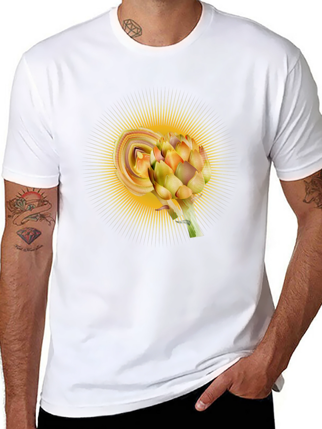 Artichoke Sunburst Graphic Tee