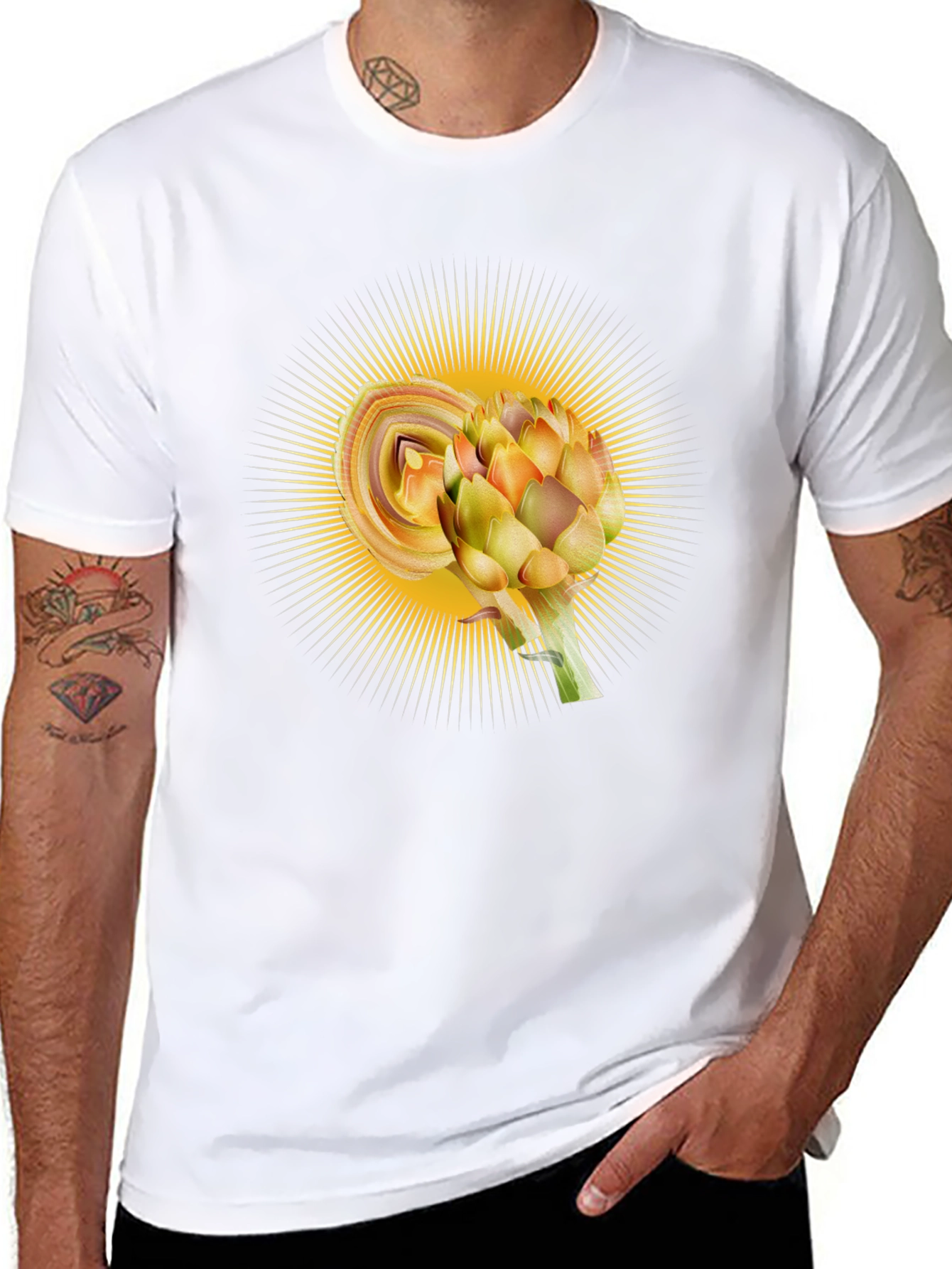 Artichoke Sunburst Graphic Tee