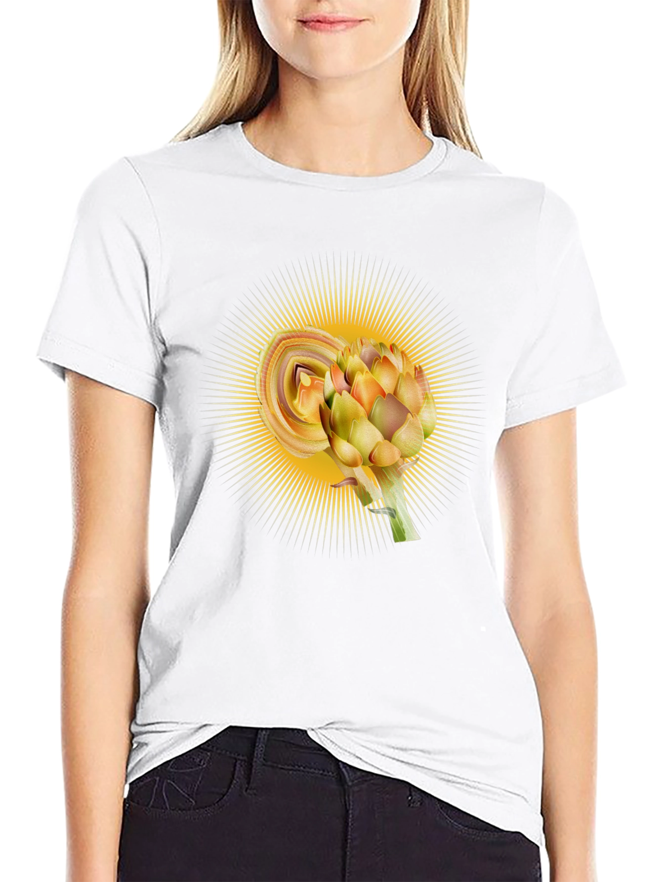 Artichoke Sunburst Graphic Tee