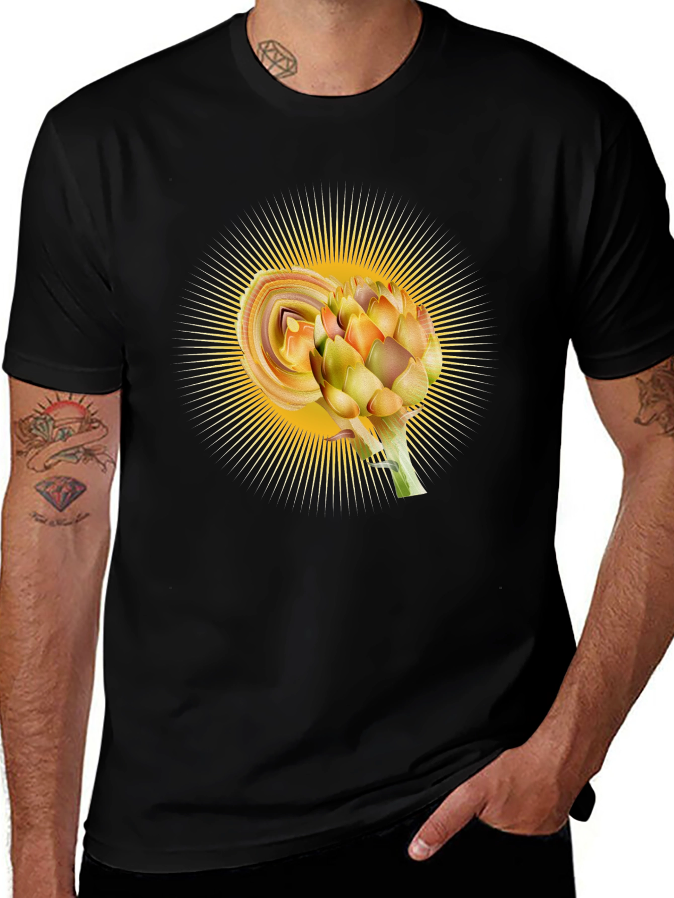 Artichoke Sunburst Graphic Tee