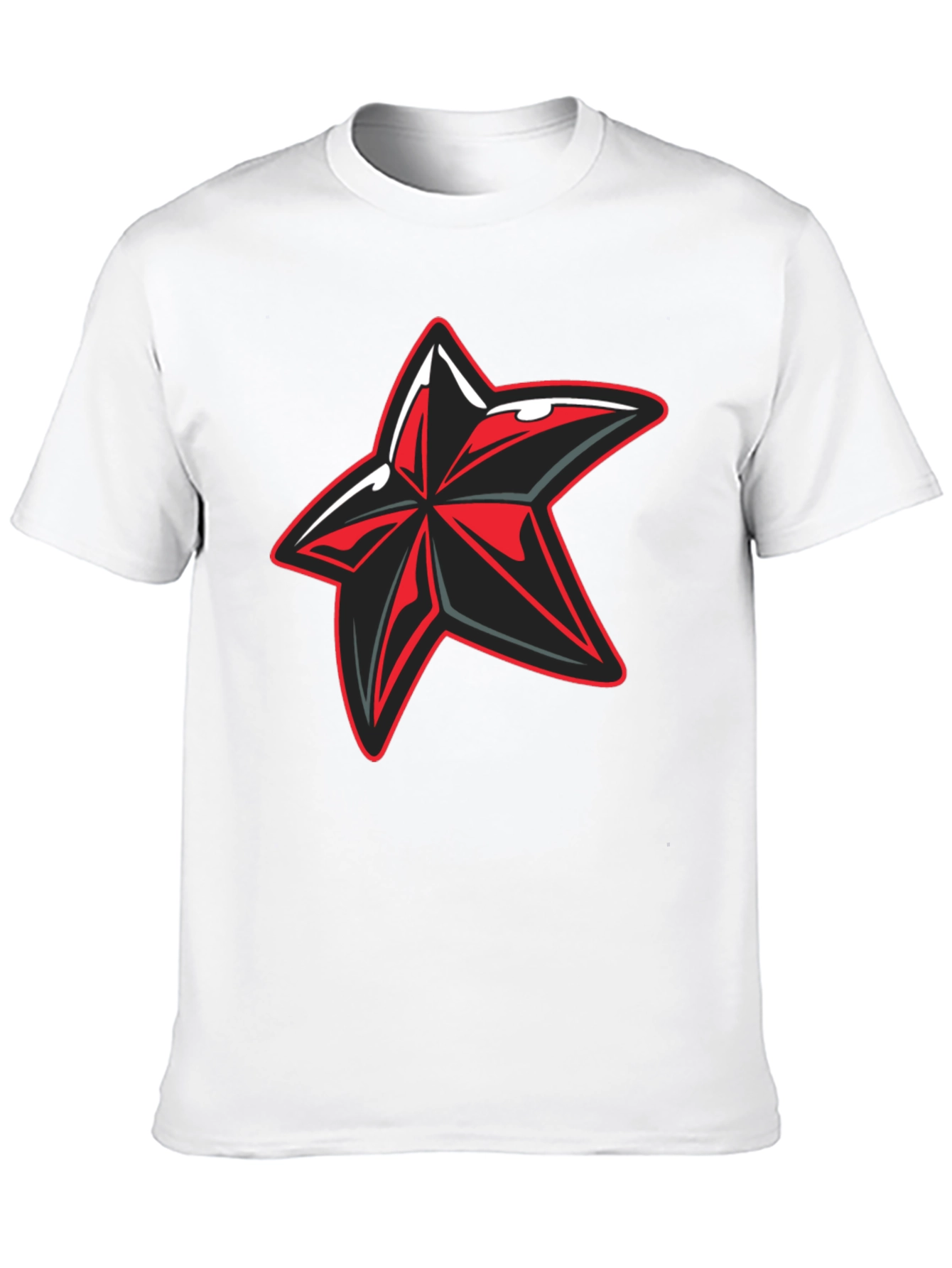 Cool Star Graphic Black T-Shirt