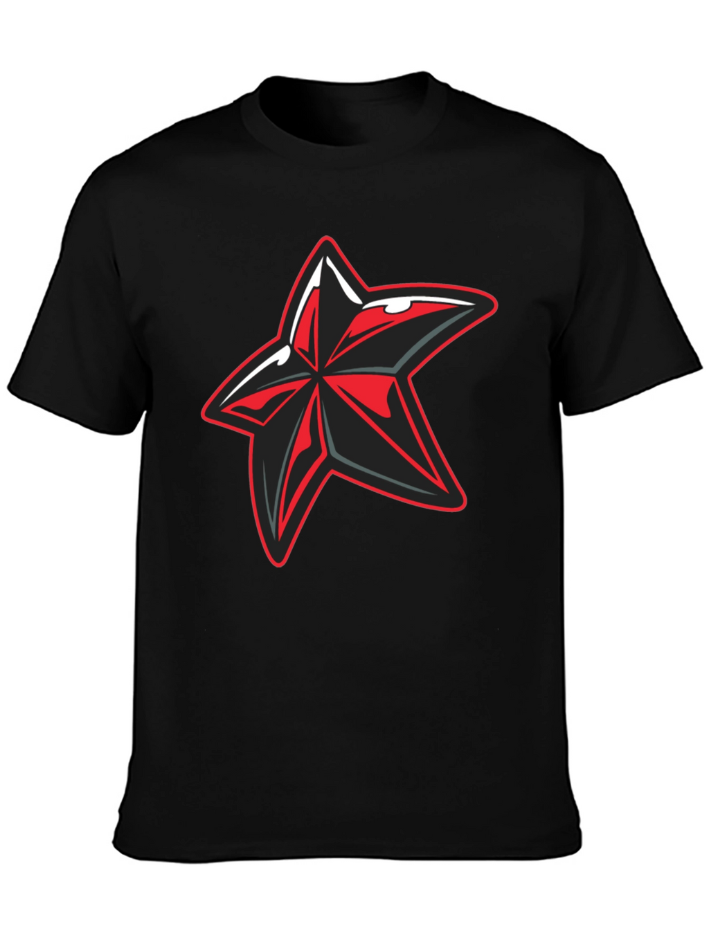 Cool Star Graphic Black T-Shirt