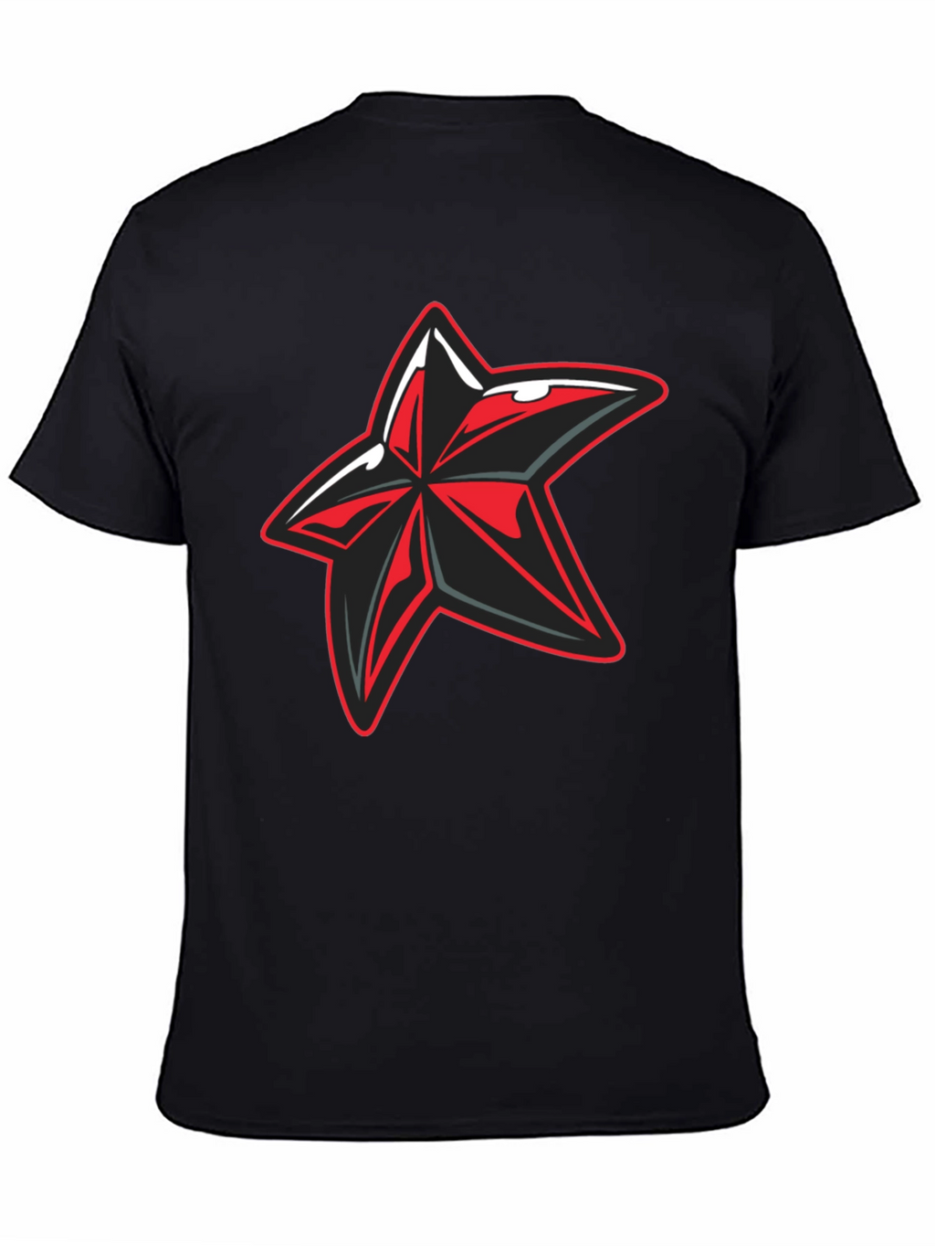 Cool Star Graphic Black T-Shirt