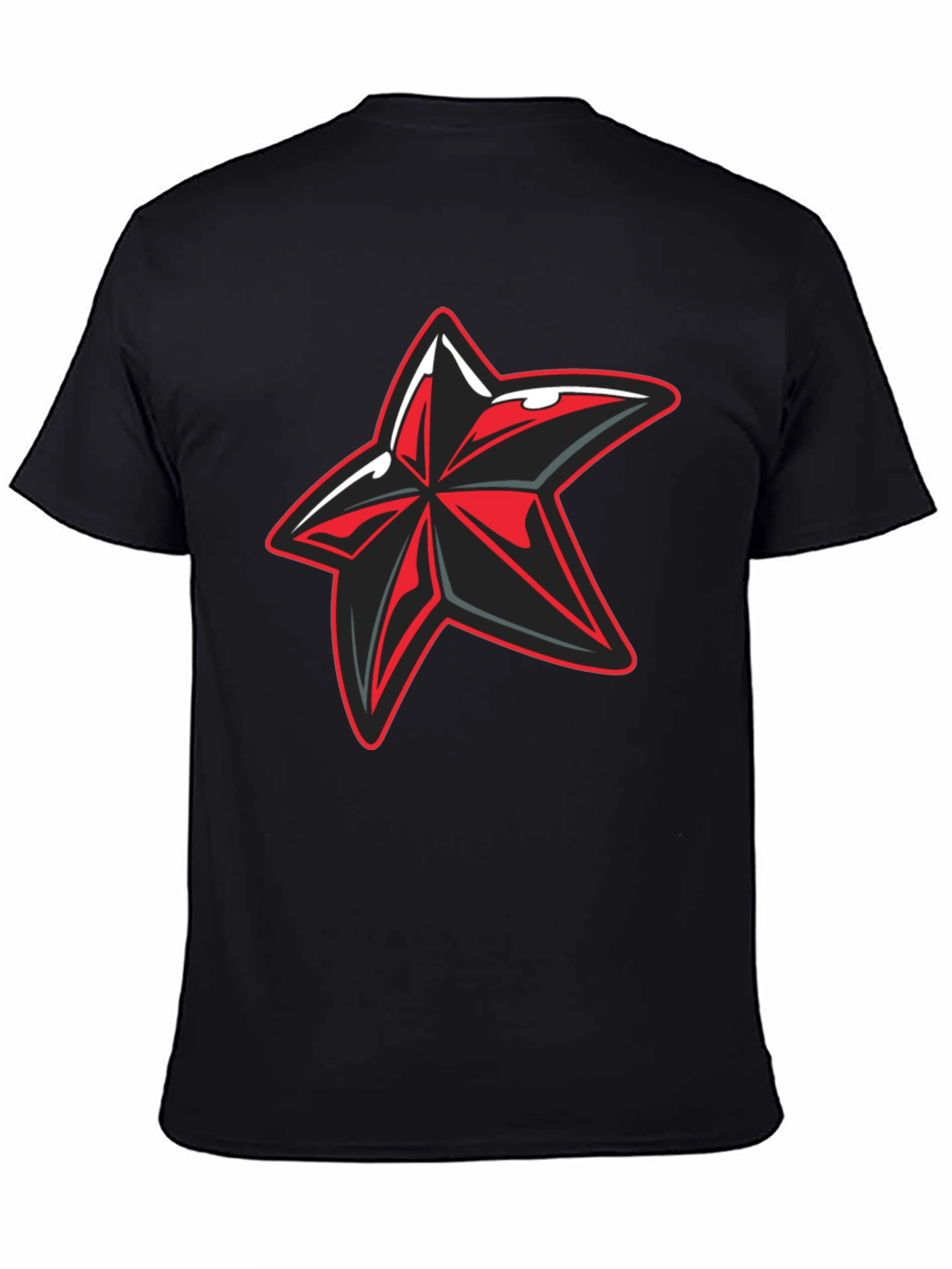 Cool Star Graphic Black T-Shirt
