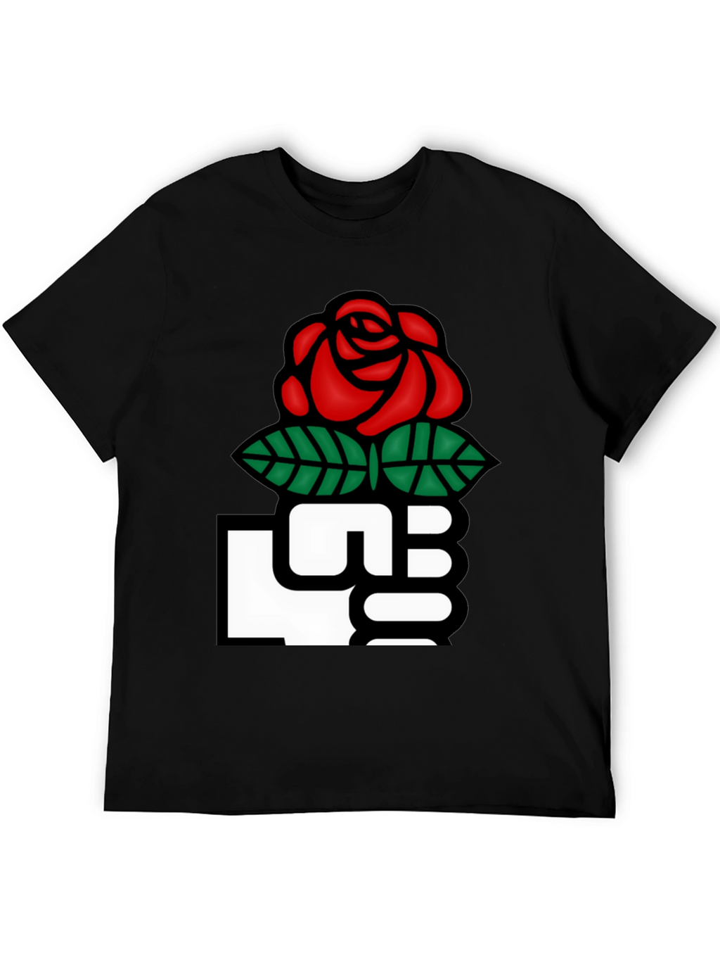 Rose Fist Graphic T-Shirt