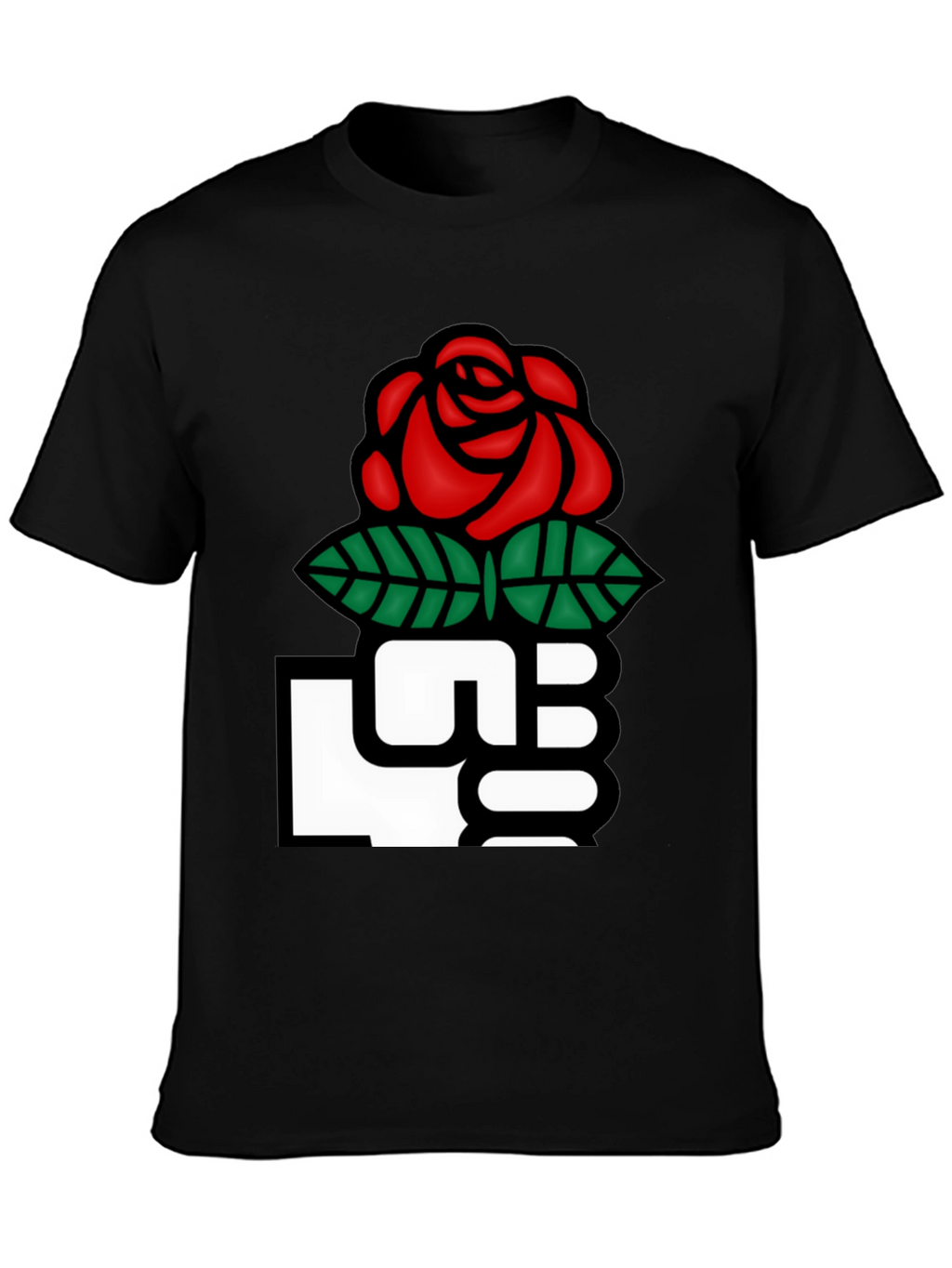 Rose Fist Graphic T-Shirt