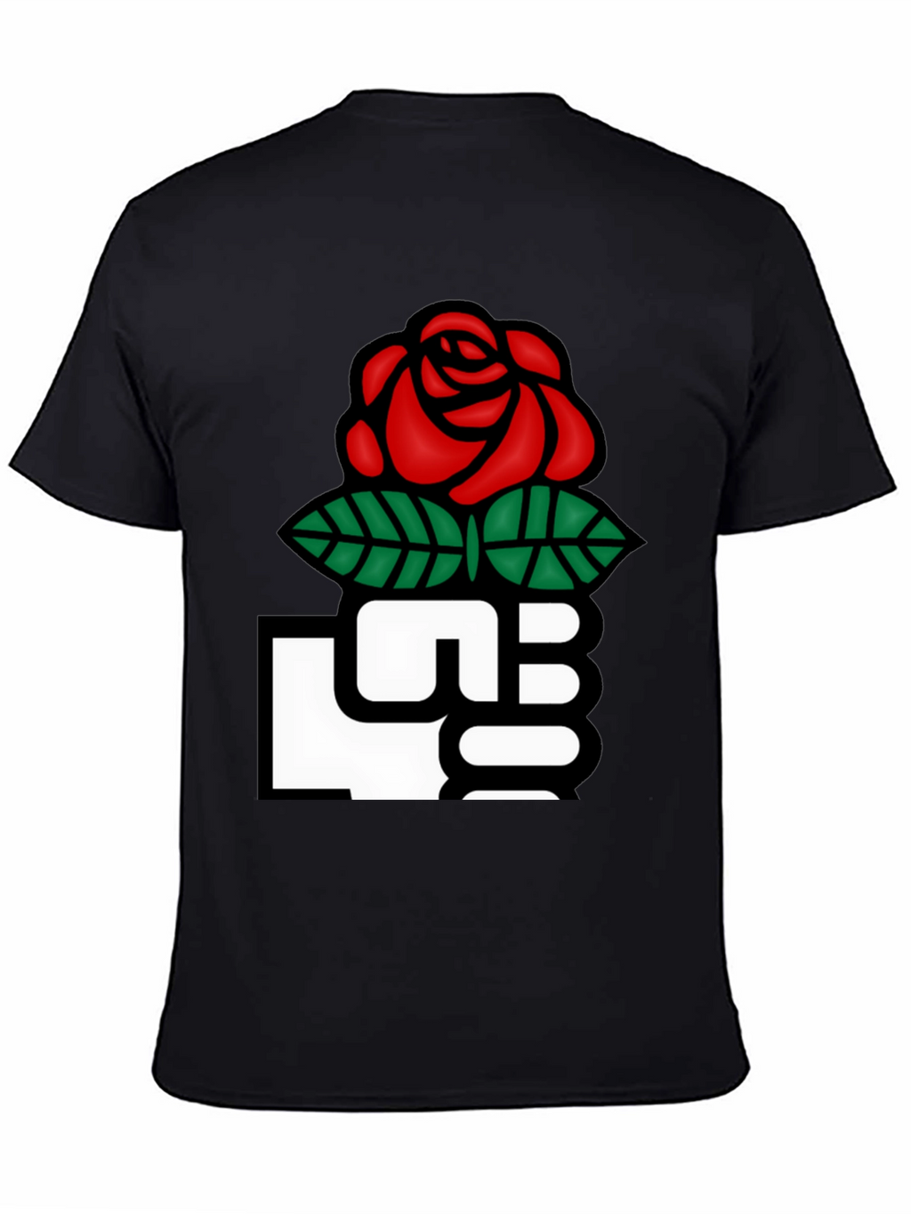 Rose Fist Graphic T-Shirt