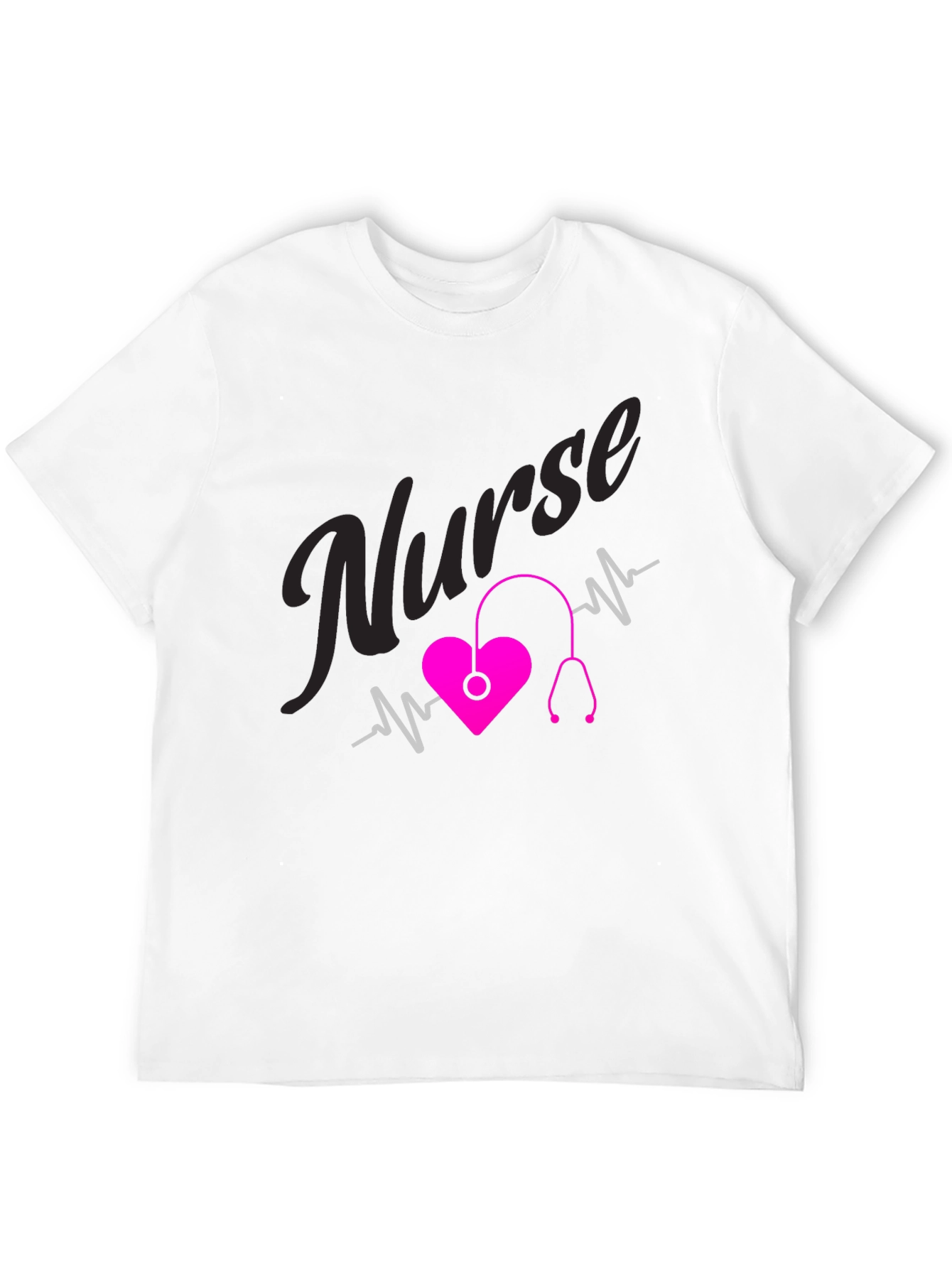Nurse Heartbeat T-Shirt - Medical Professional Tee