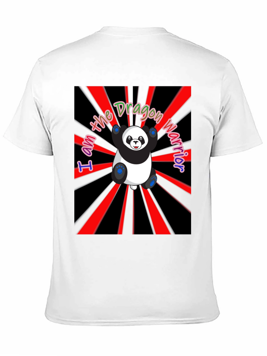 Dragon Warrior Panda T-Shirt - Unique Graphic Tee