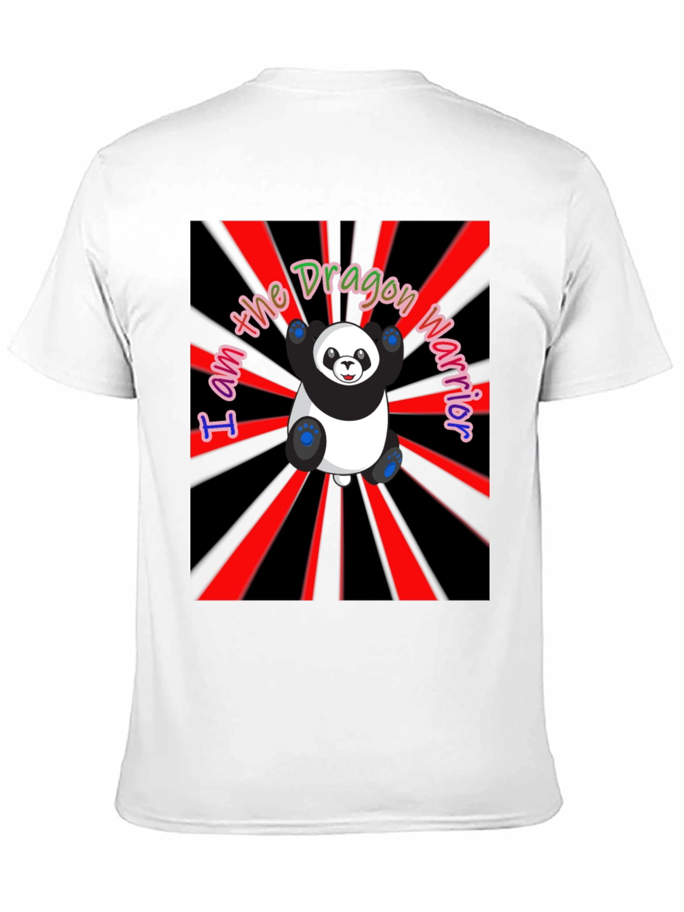 Dragon Warrior Panda T-Shirt - Unique Graphic Tee