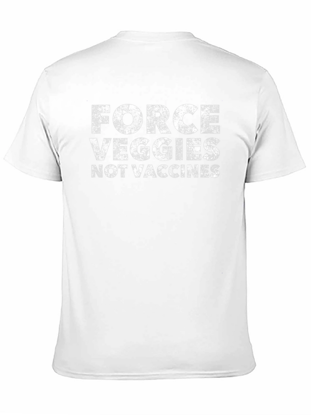 Force Veggies Not Vaccines Graphic Tee - Black