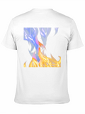 Flame Graphic Black T-Shirt