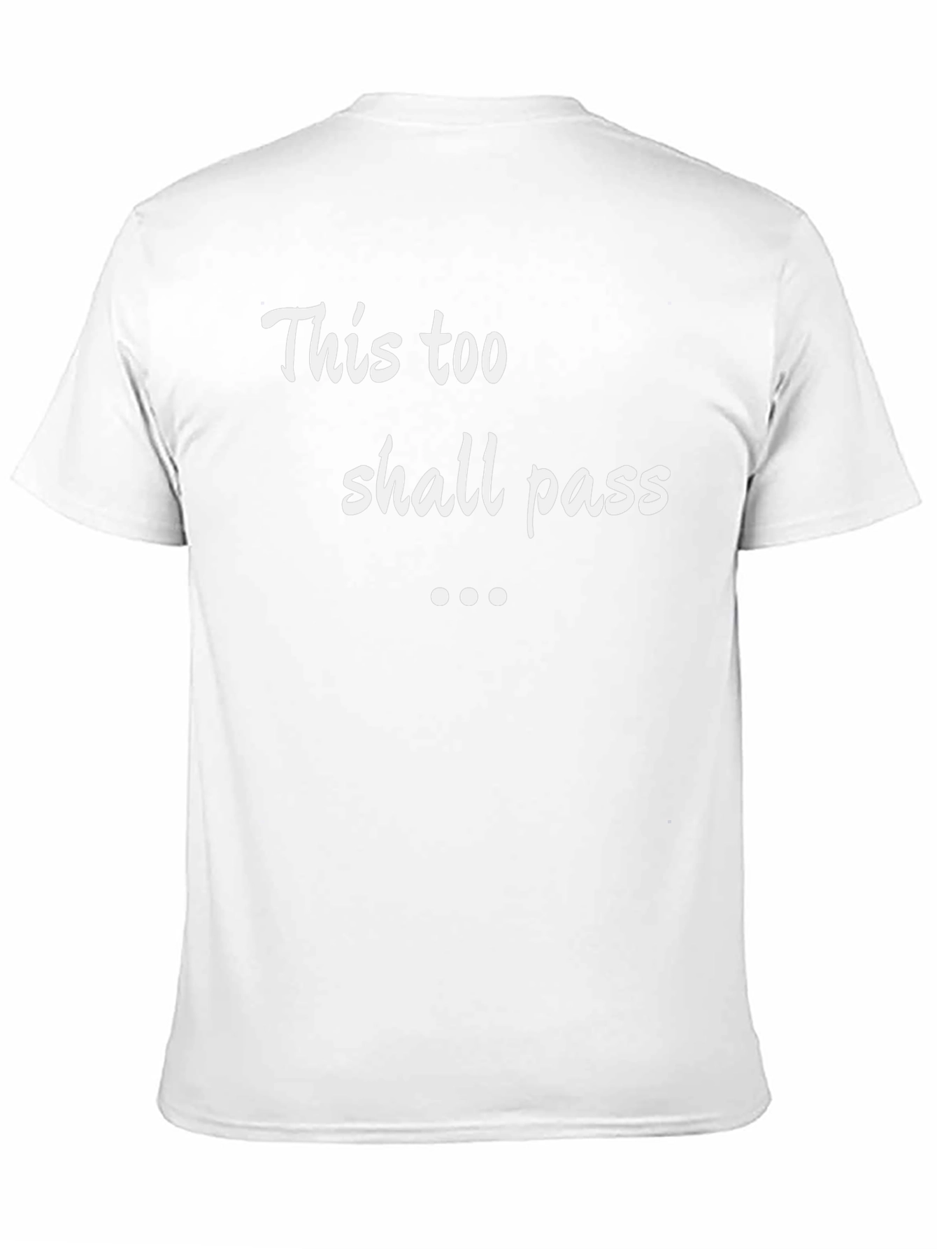 This Too Shall Pass Black Graphic Tee