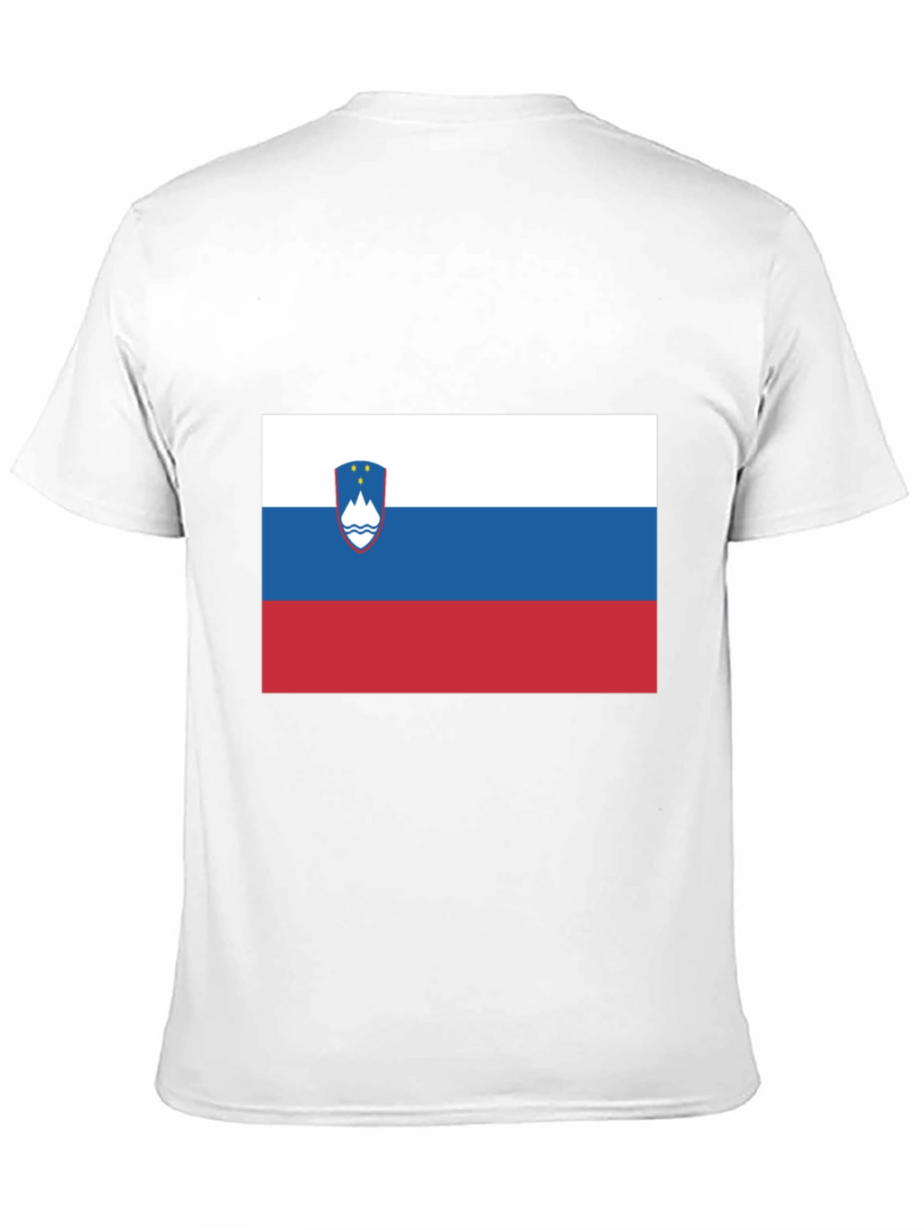 Slovenian Flag T-Shirt - Black Cotton Tee