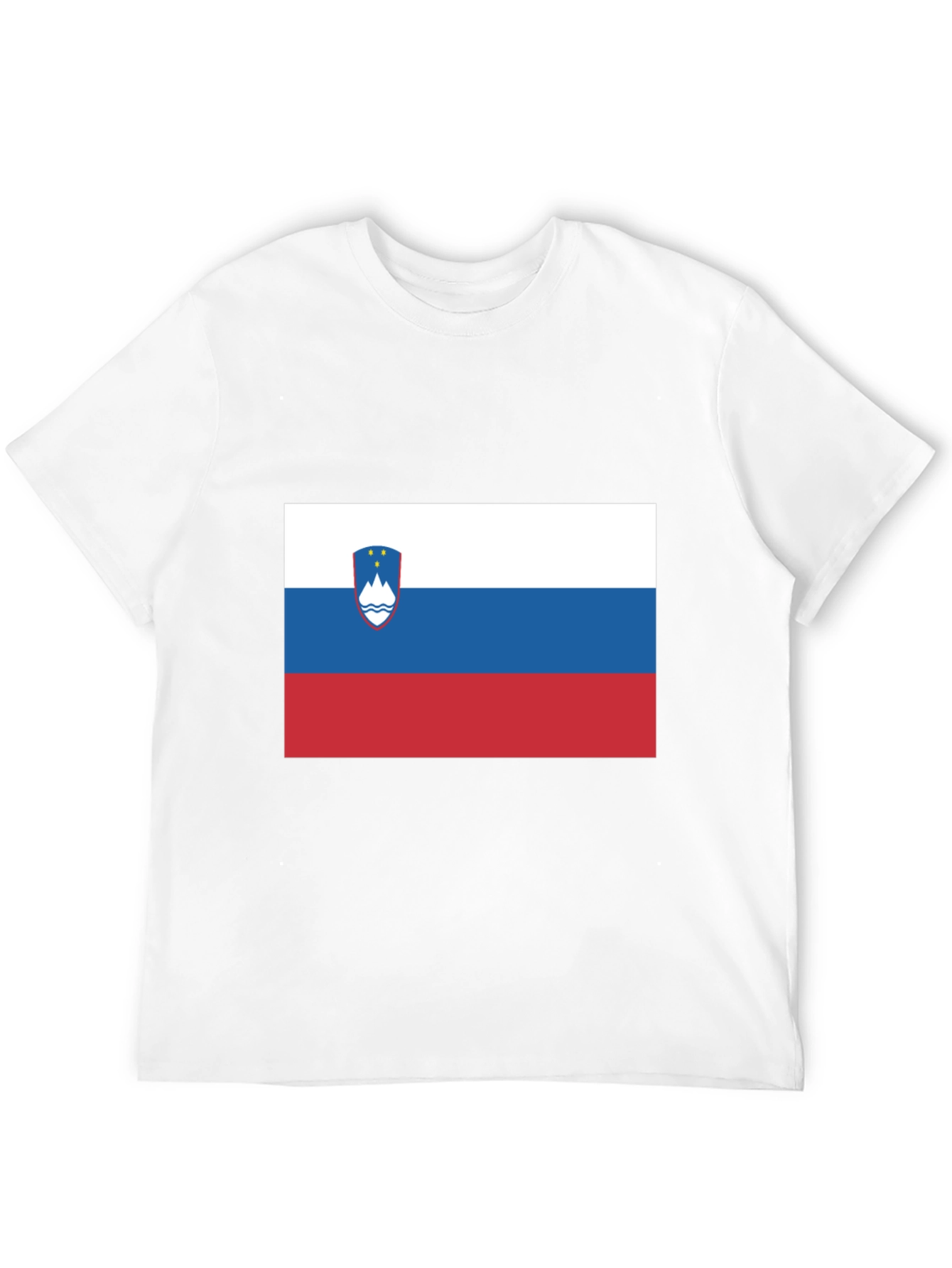 Slovenian Flag T-Shirt - Black Cotton Tee