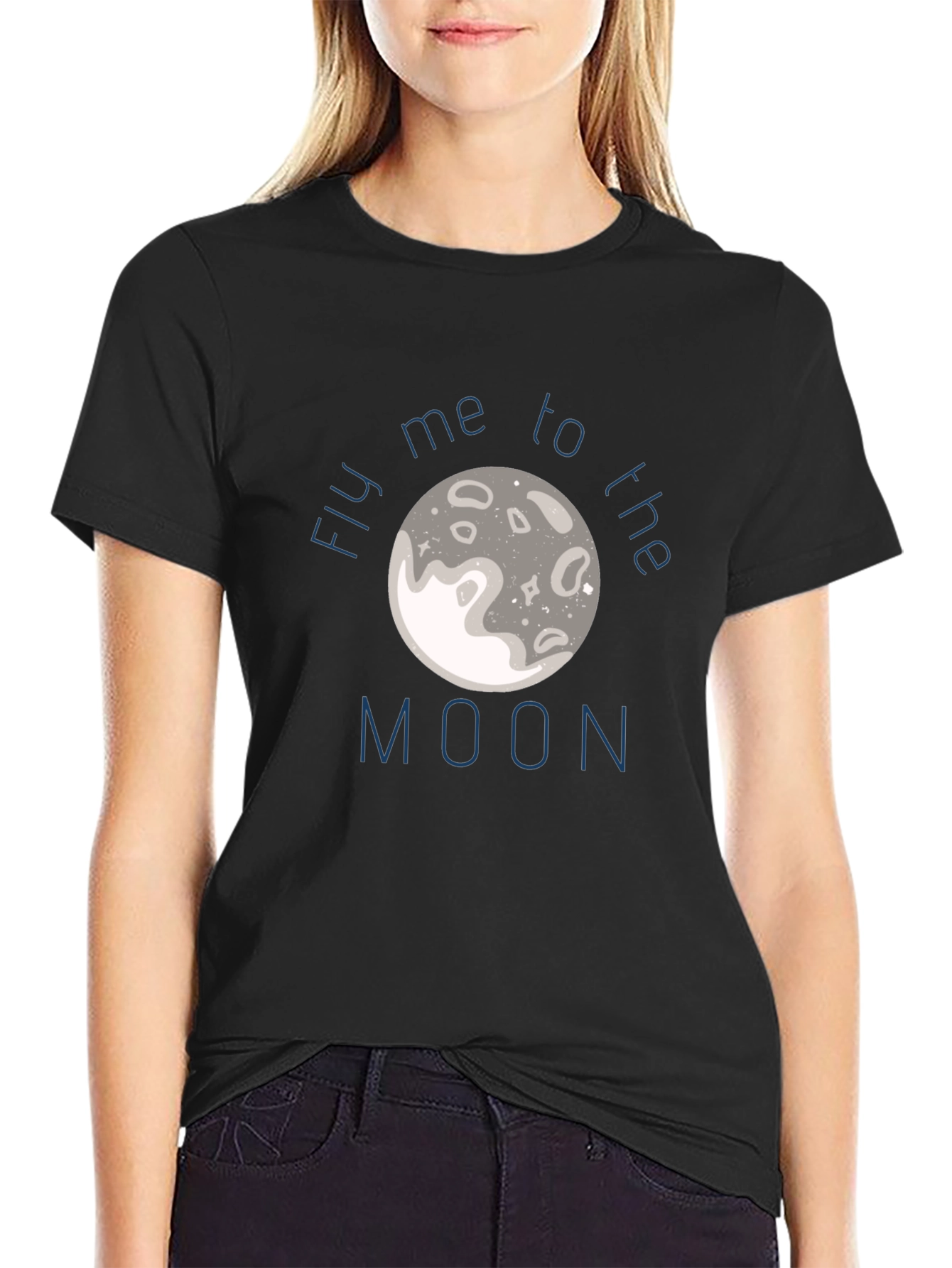 Fly Me To The Moon Graphic Tee - Soft Cotton T-Shirt