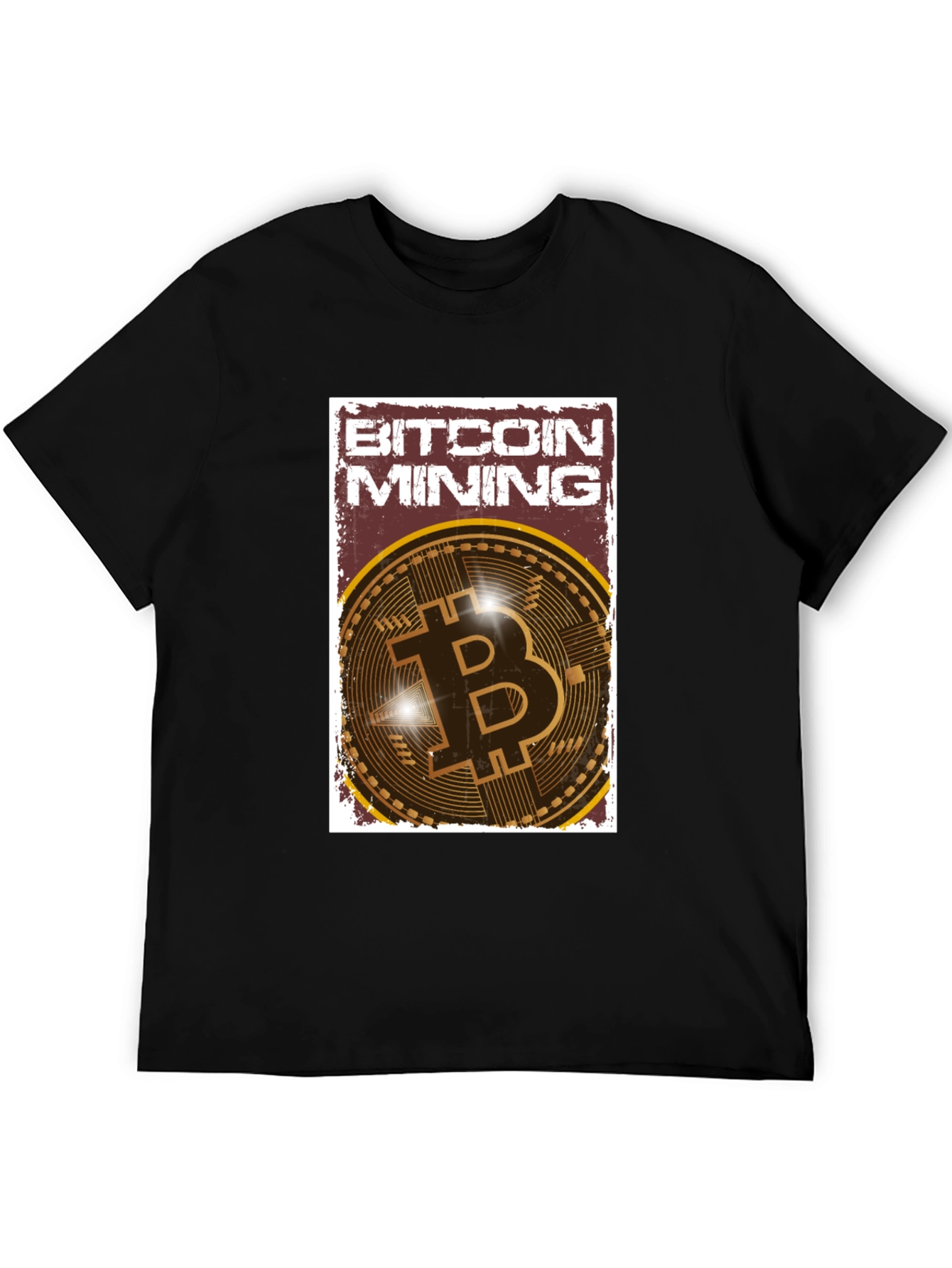 Bitcoin Mining Graphic Tee - Crypto Enthusiast T-Shirt
