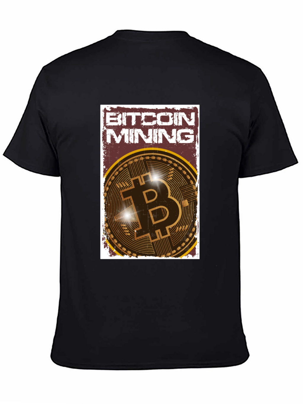 Bitcoin Mining Graphic Tee - Crypto Enthusiast T-Shirt