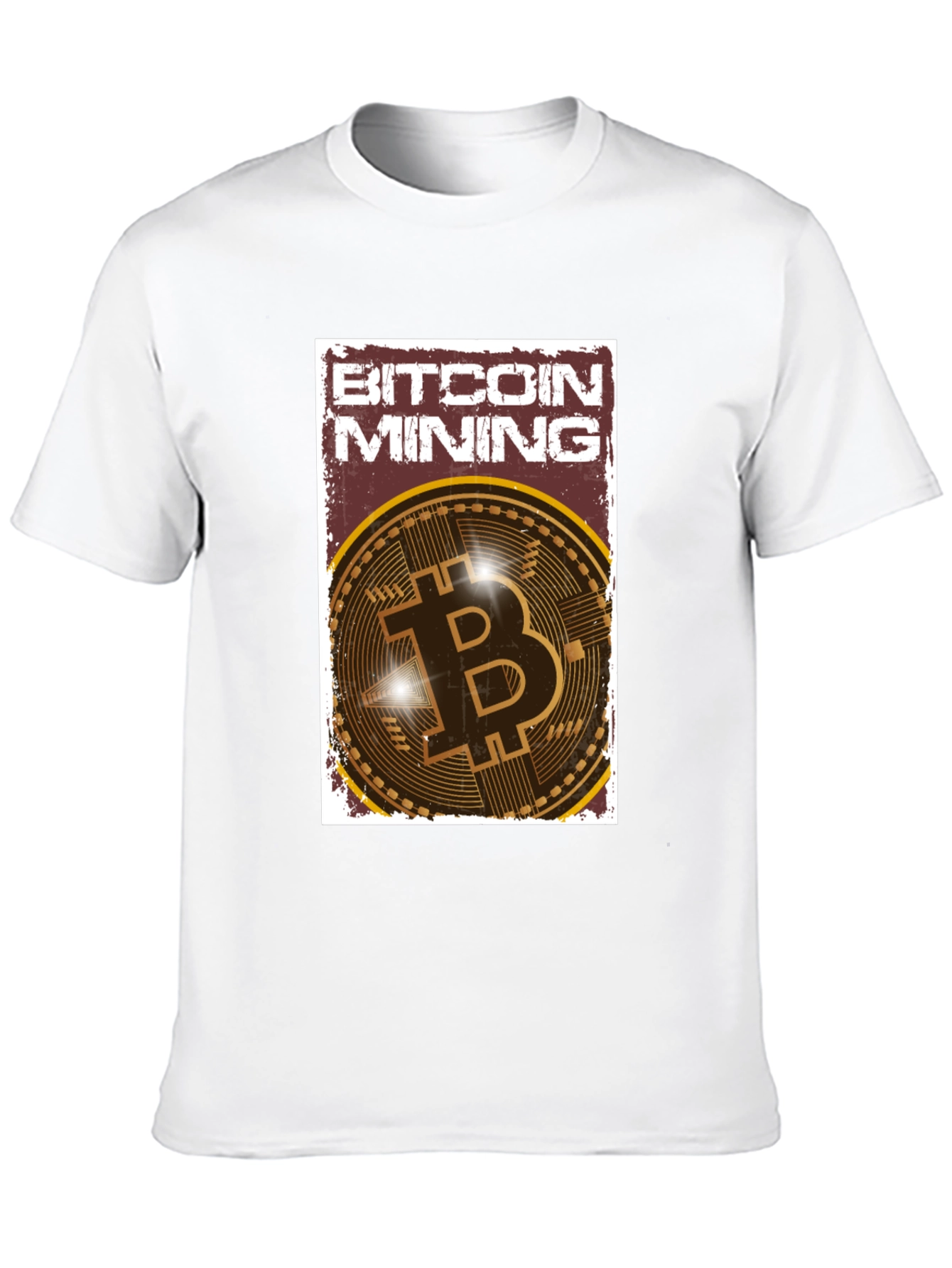 Bitcoin Mining Graphic Tee - Crypto Enthusiast T-Shirt