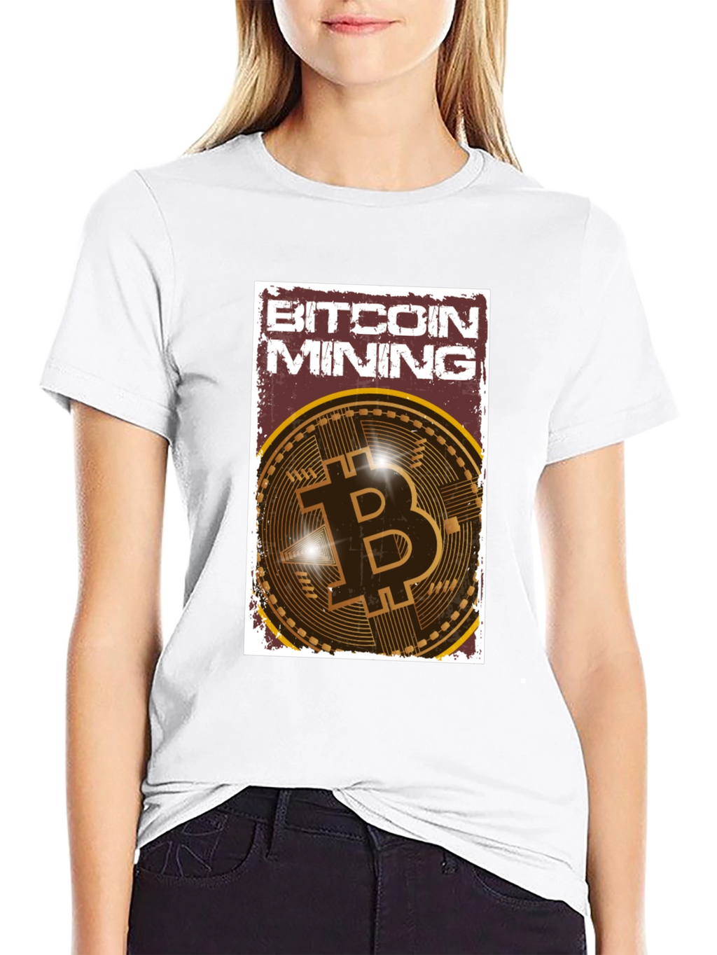 Bitcoin Mining Graphic Tee - Crypto Enthusiast T-Shirt