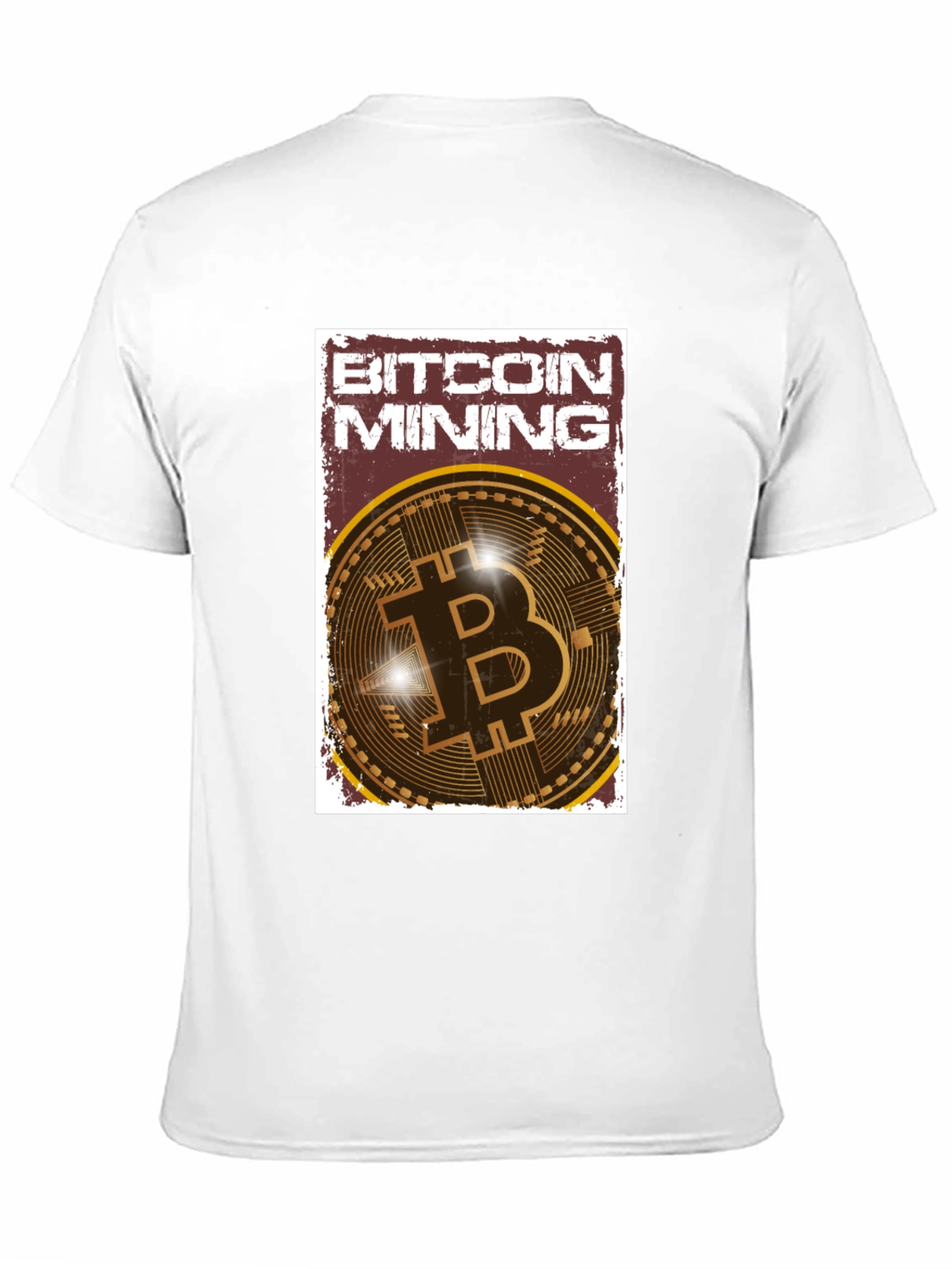 Bitcoin Mining Graphic Tee - Crypto Enthusiast T-Shirt
