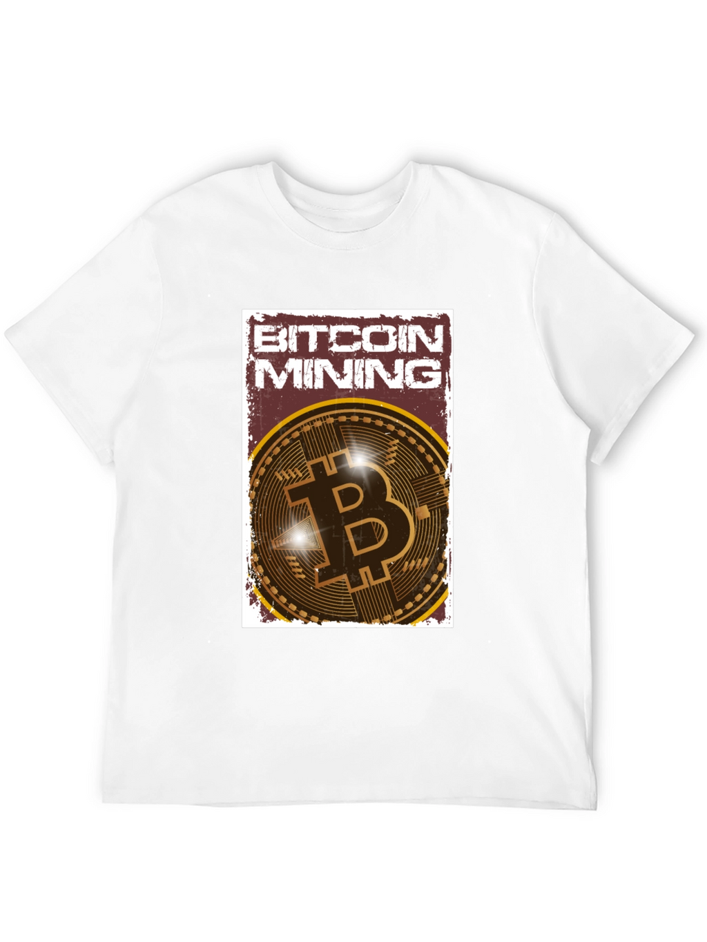 Bitcoin Mining Graphic Tee - Crypto Enthusiast T-Shirt