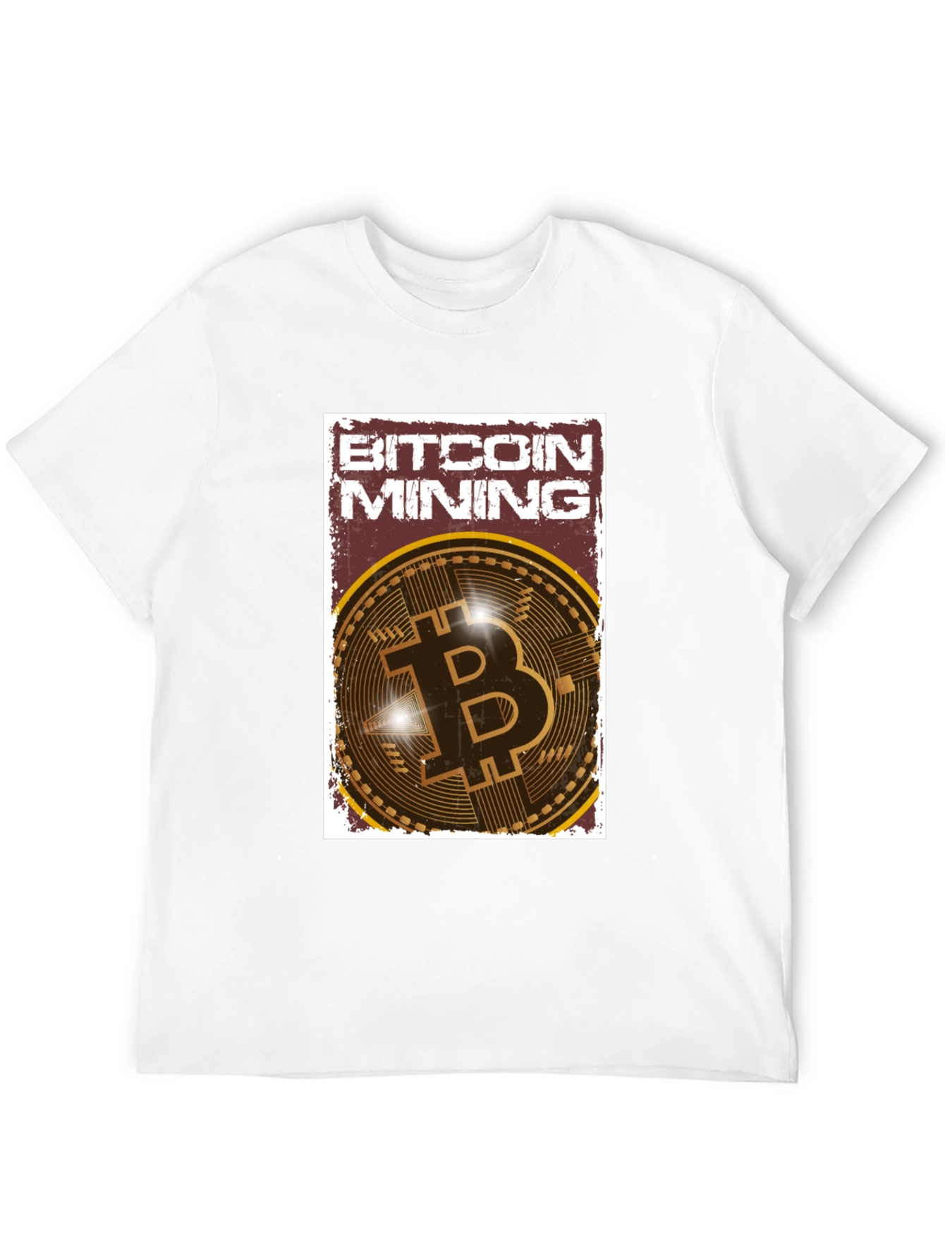 Bitcoin Mining Graphic Tee - Crypto Enthusiast T-Shirt