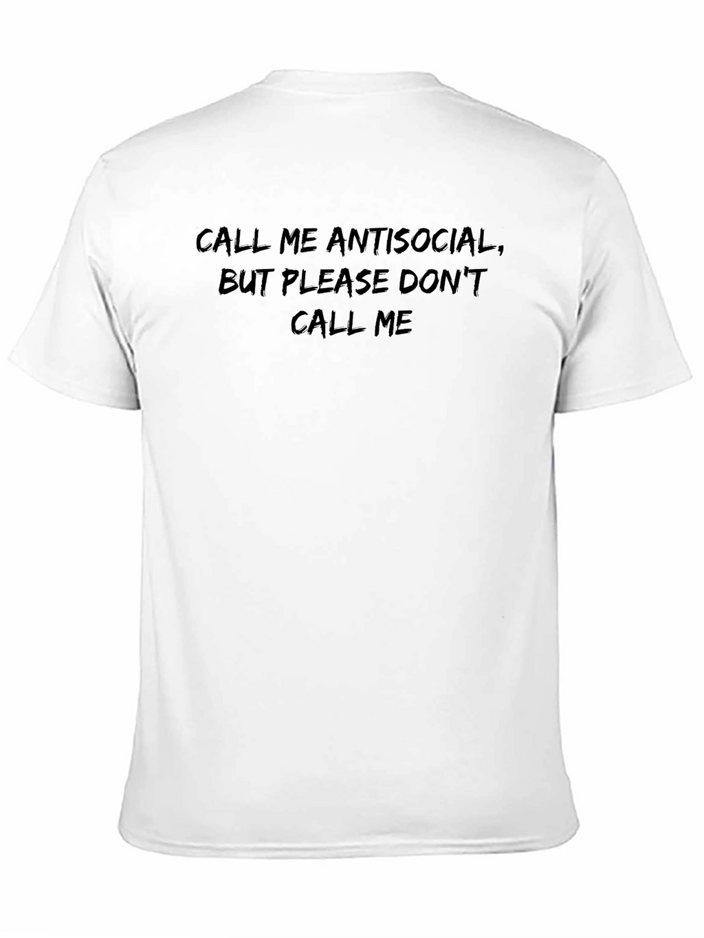 Antisocial Funny Graphic Tee - Black