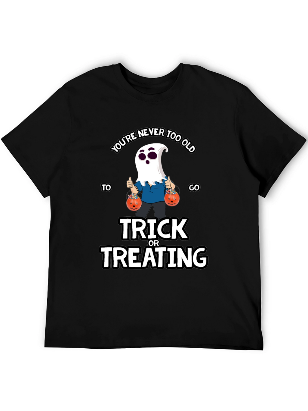Funny Halloween Ghost T-Shirt - Trick or Treating