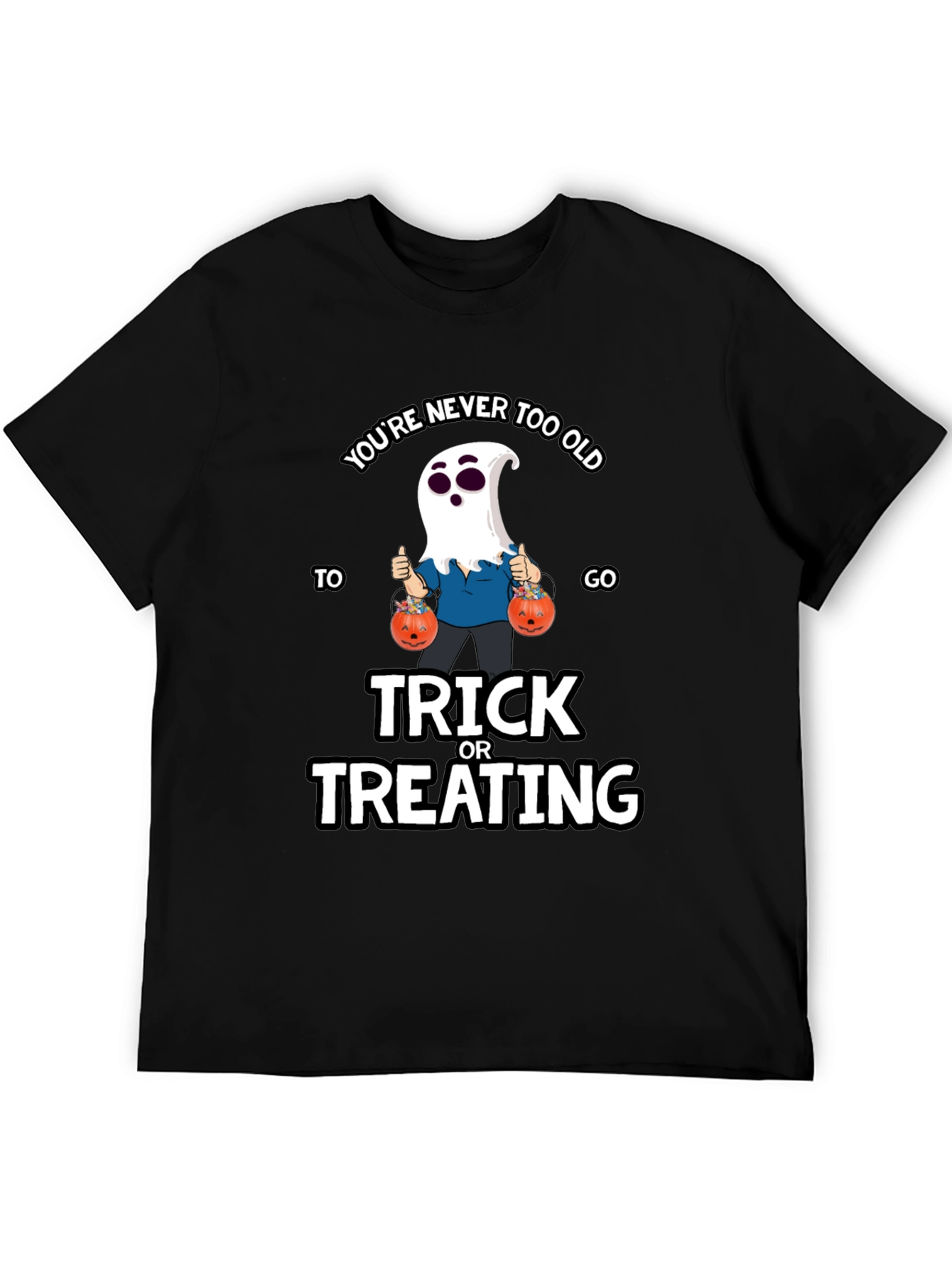 Funny Halloween Ghost T-Shirt - Trick or Treating