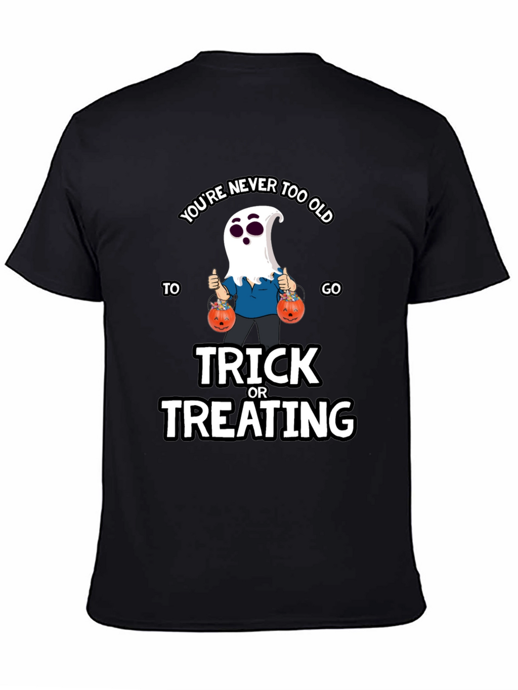 Funny Halloween Ghost T-Shirt - Trick or Treating