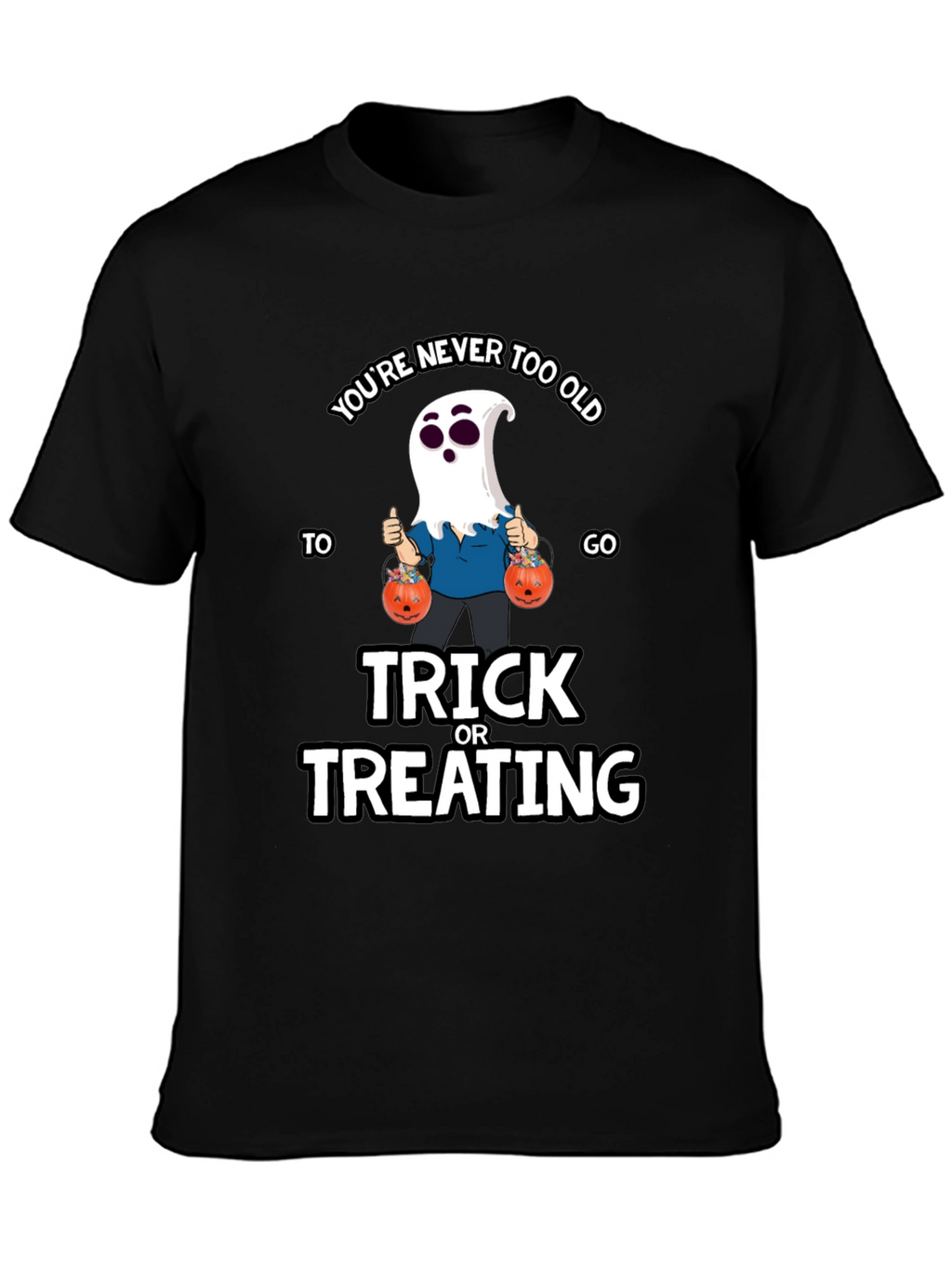 Funny Halloween Ghost T-Shirt - Trick or Treating