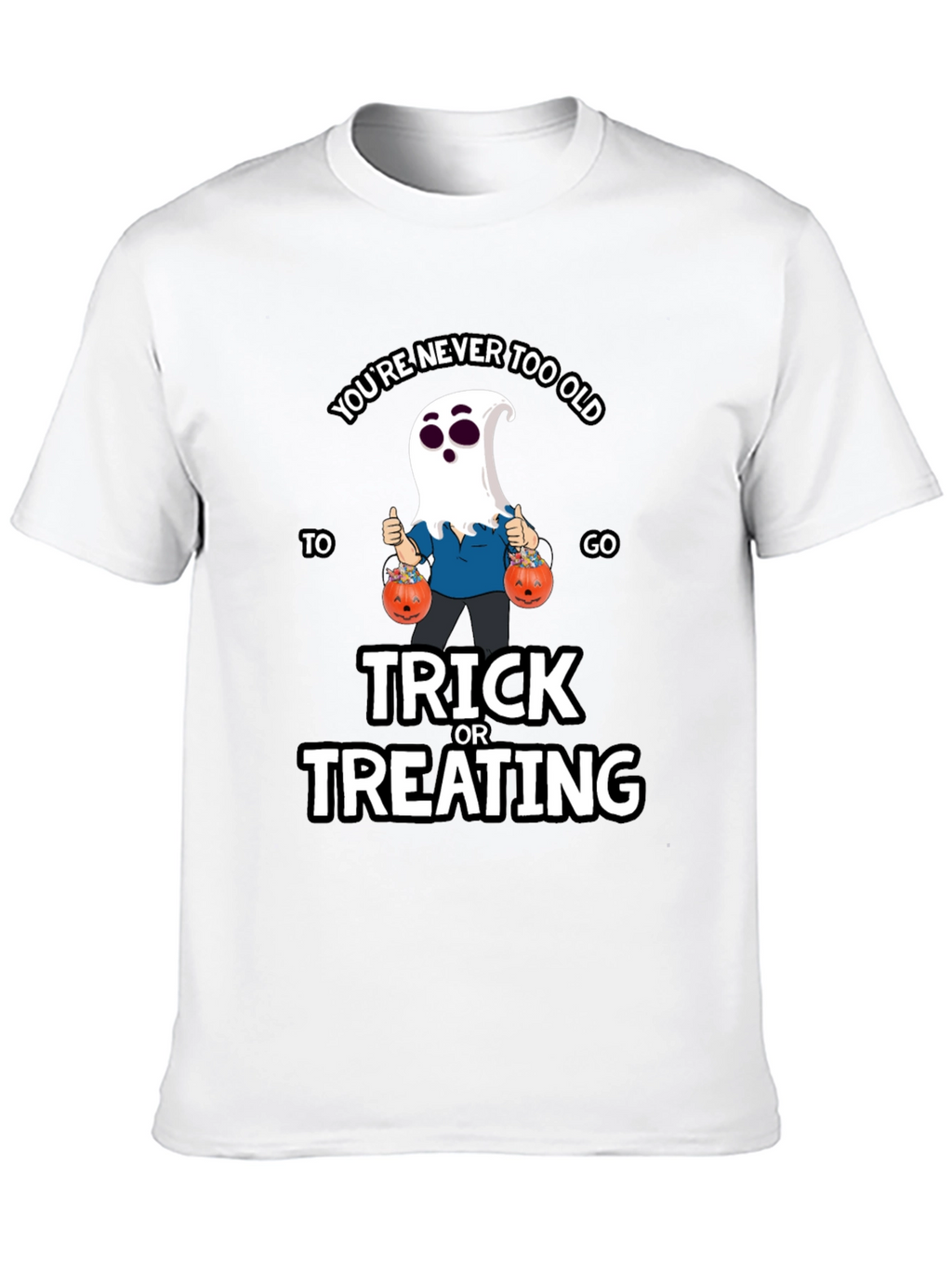 Funny Halloween Ghost T-Shirt - Trick or Treating
