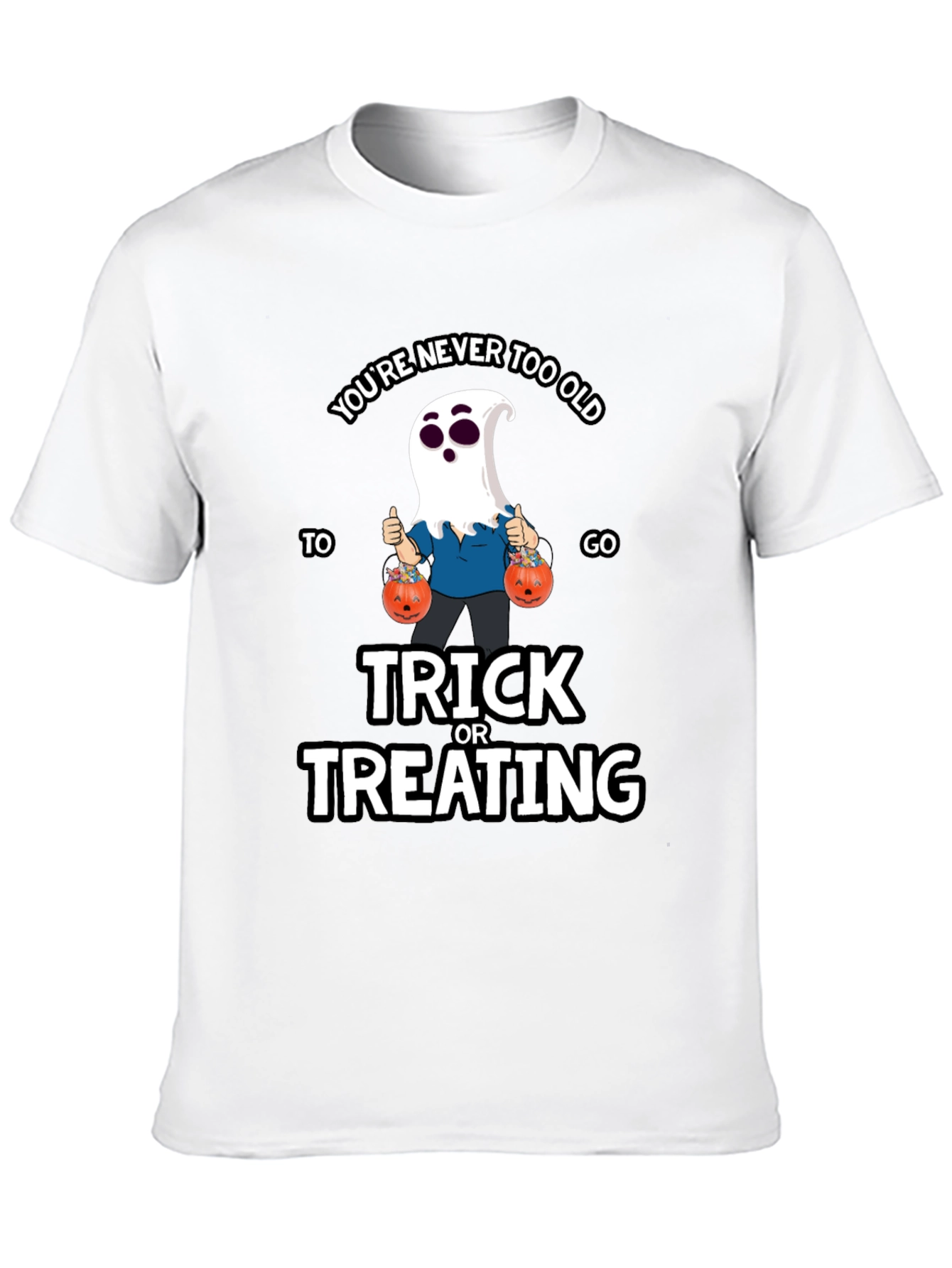 Funny Halloween Ghost T-Shirt - Trick or Treating
