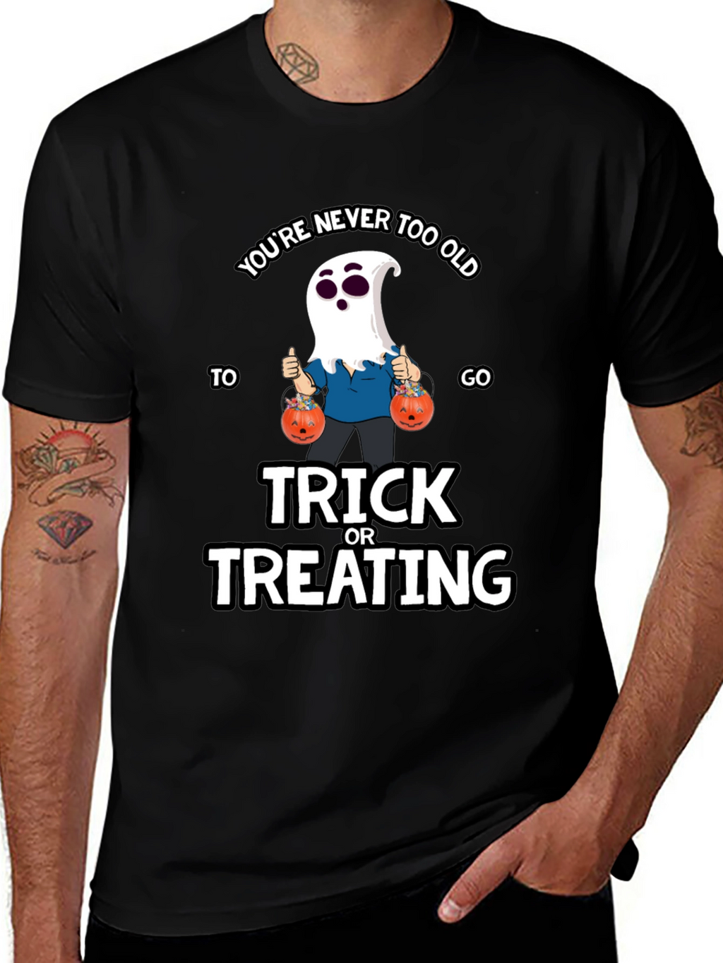 Funny Halloween Ghost T-Shirt - Trick or Treating