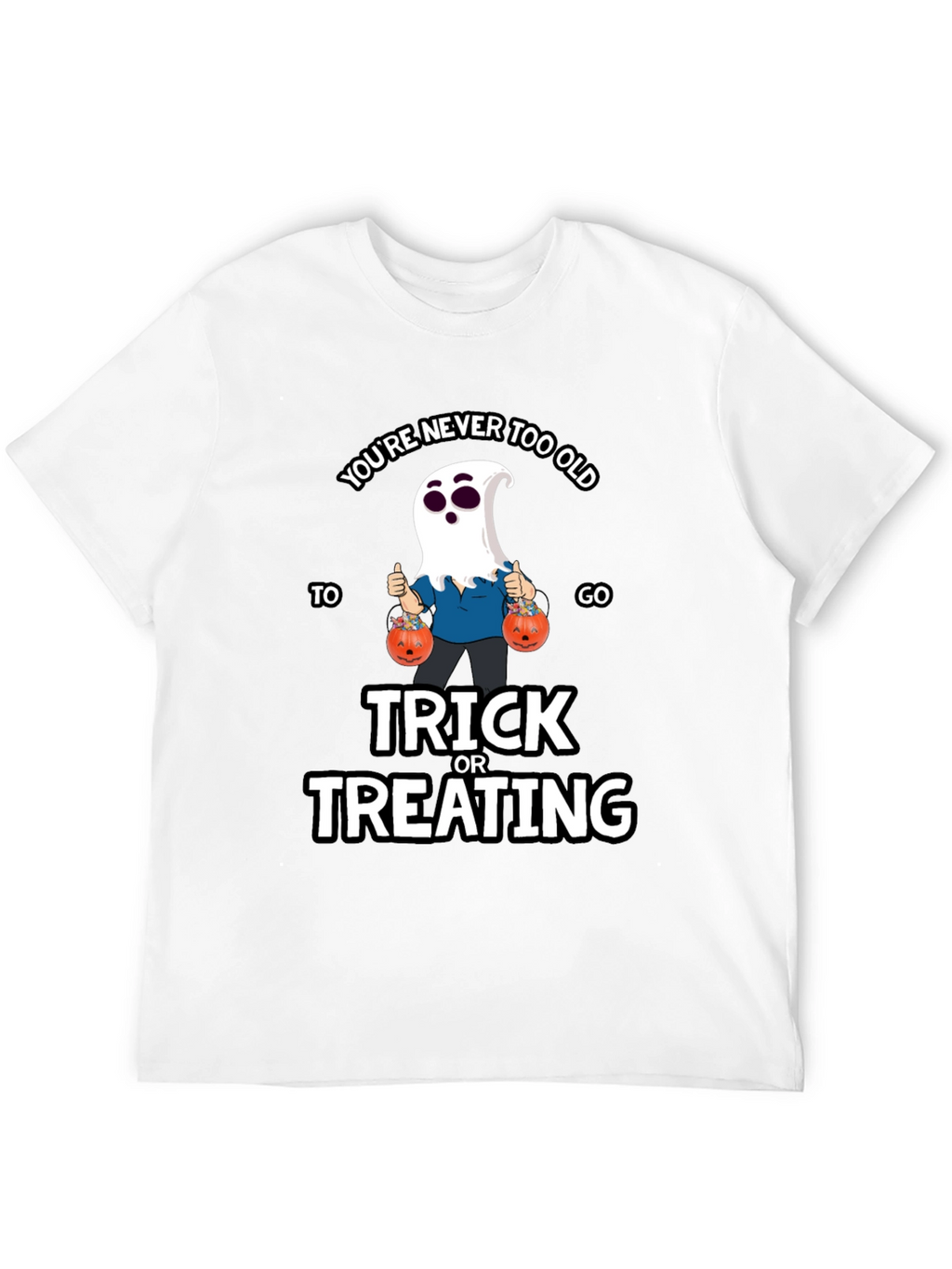 Funny Halloween Ghost T-Shirt - Trick or Treating