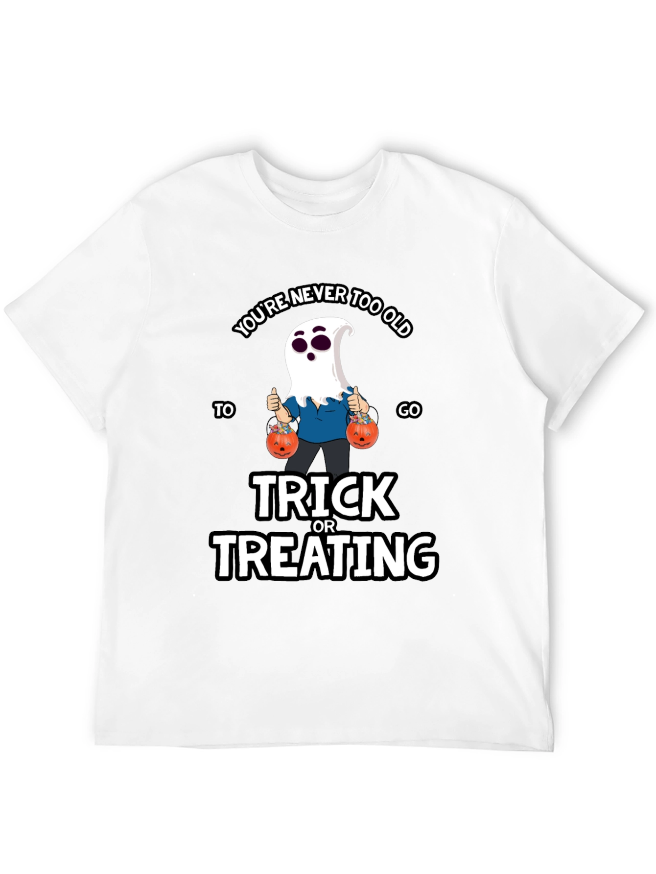 Funny Halloween Ghost T-Shirt - Trick or Treating