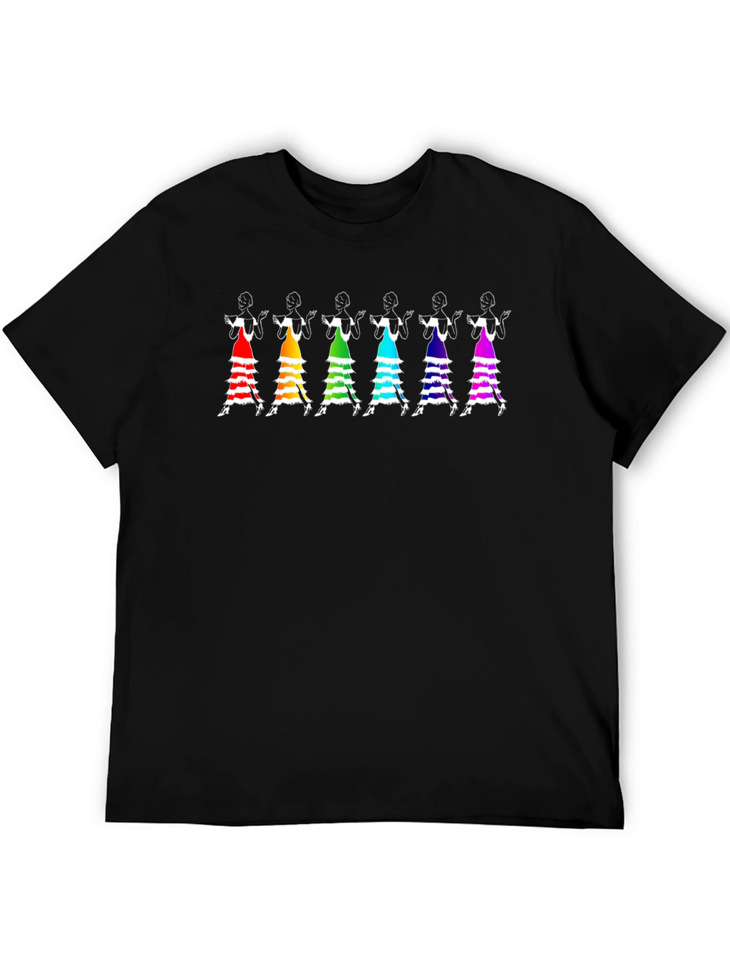Flamenco Dancer T-Shirt - Rainbow
